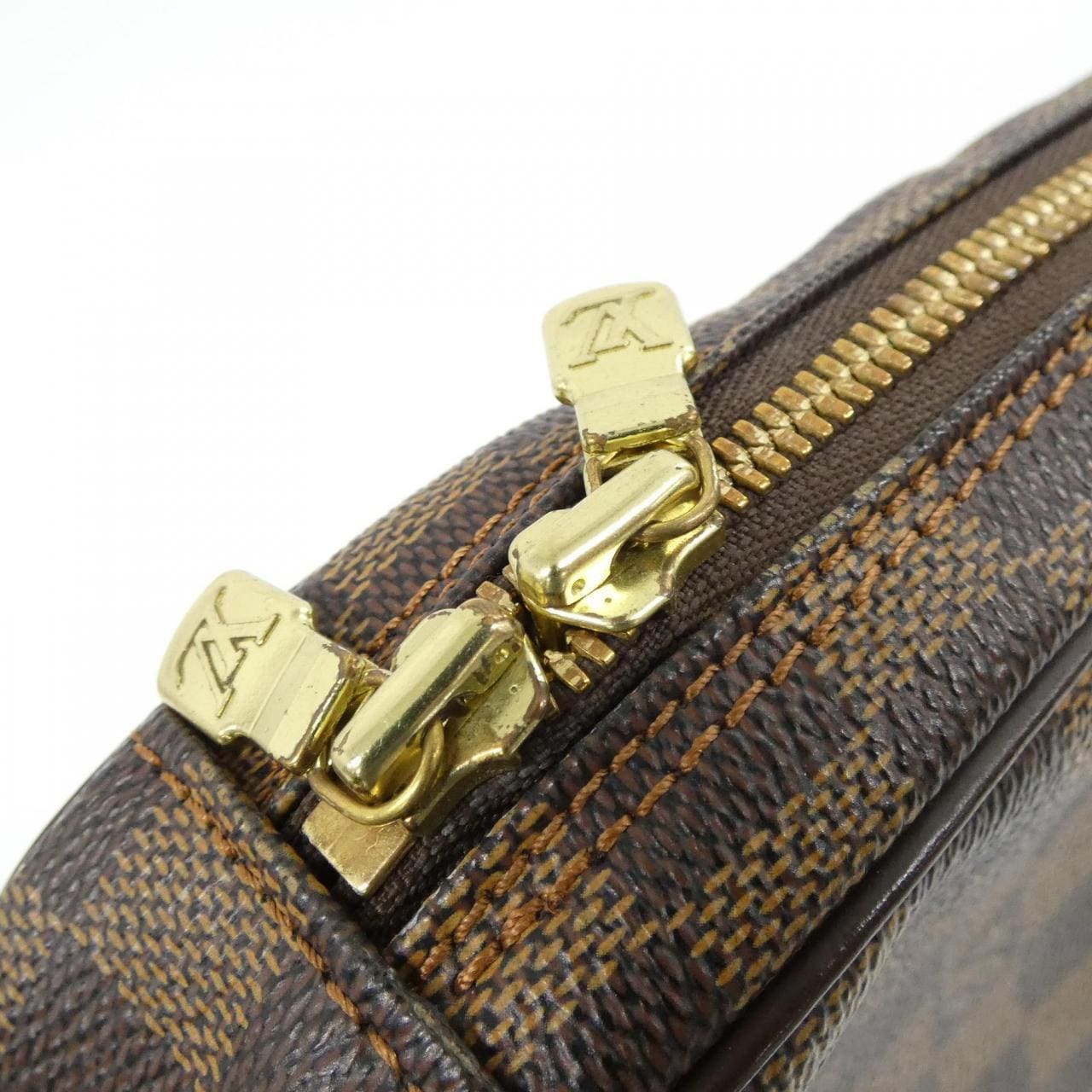 ルイヴィトン ダミエ ポシェット ガンジュ N48048 ショルダーバッグ