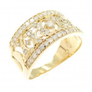 K18YG ダイヤモンド リング 0.50CT