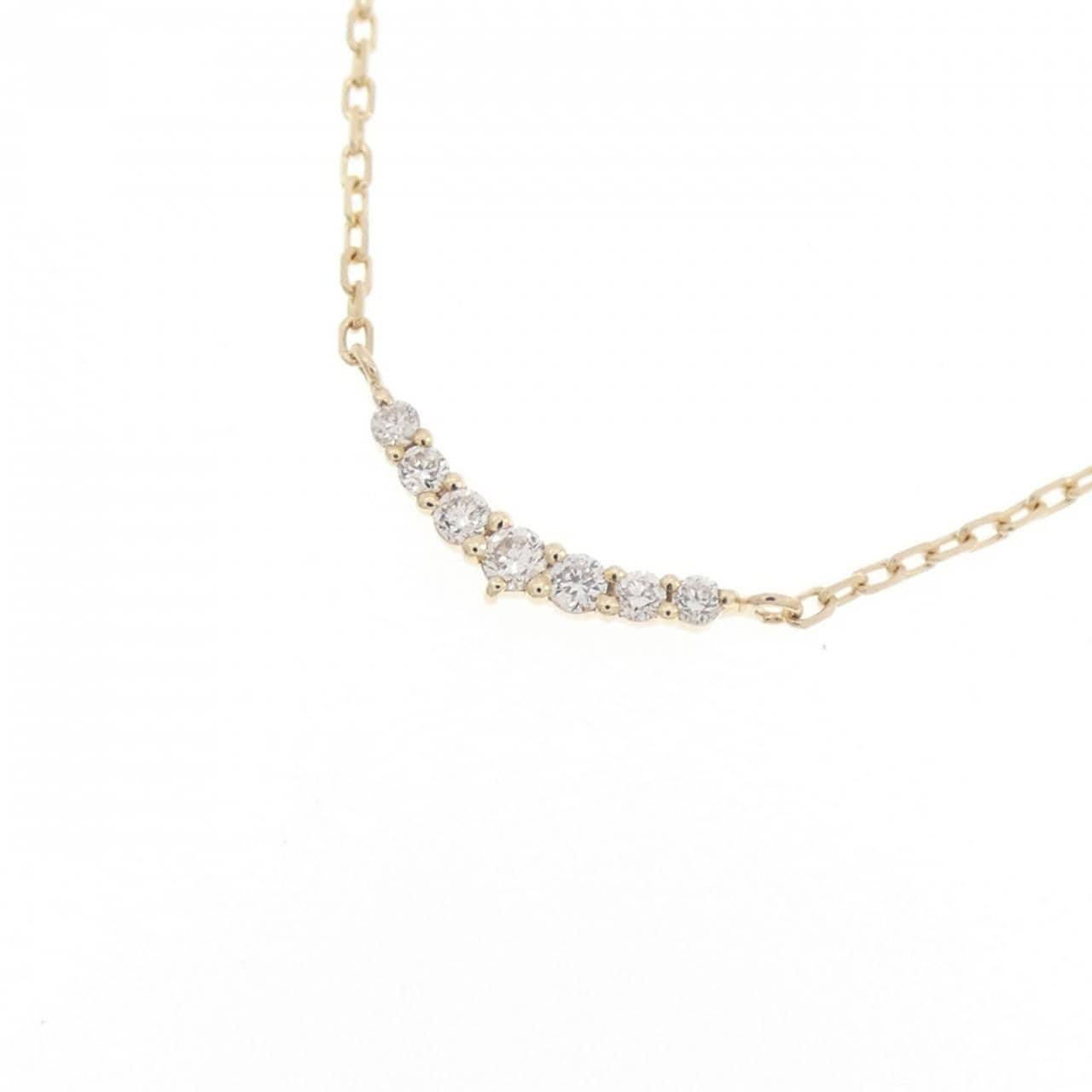 アガット ダイヤモンド ネックレス 0.05CT