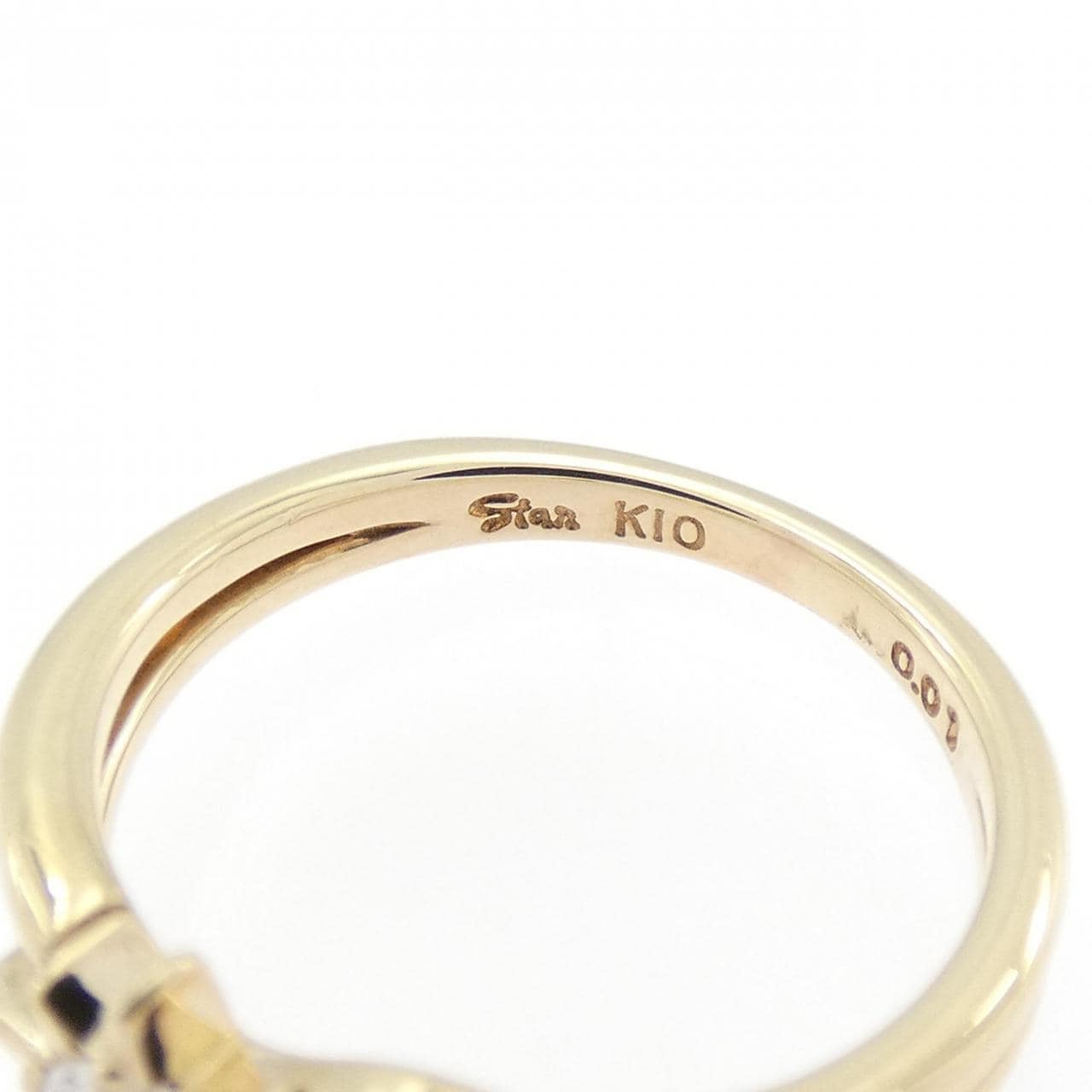 スタージュエリー ホワイトトパーズ ピンキーリング