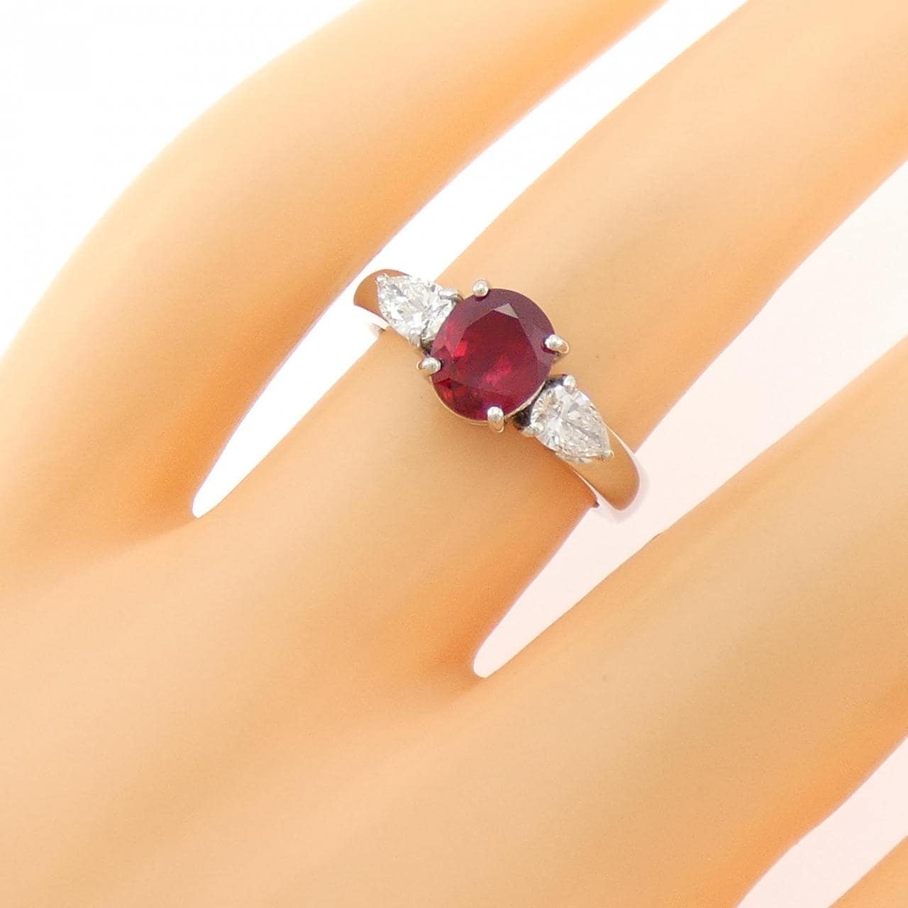 PT900 ルビー リング 1.204CT