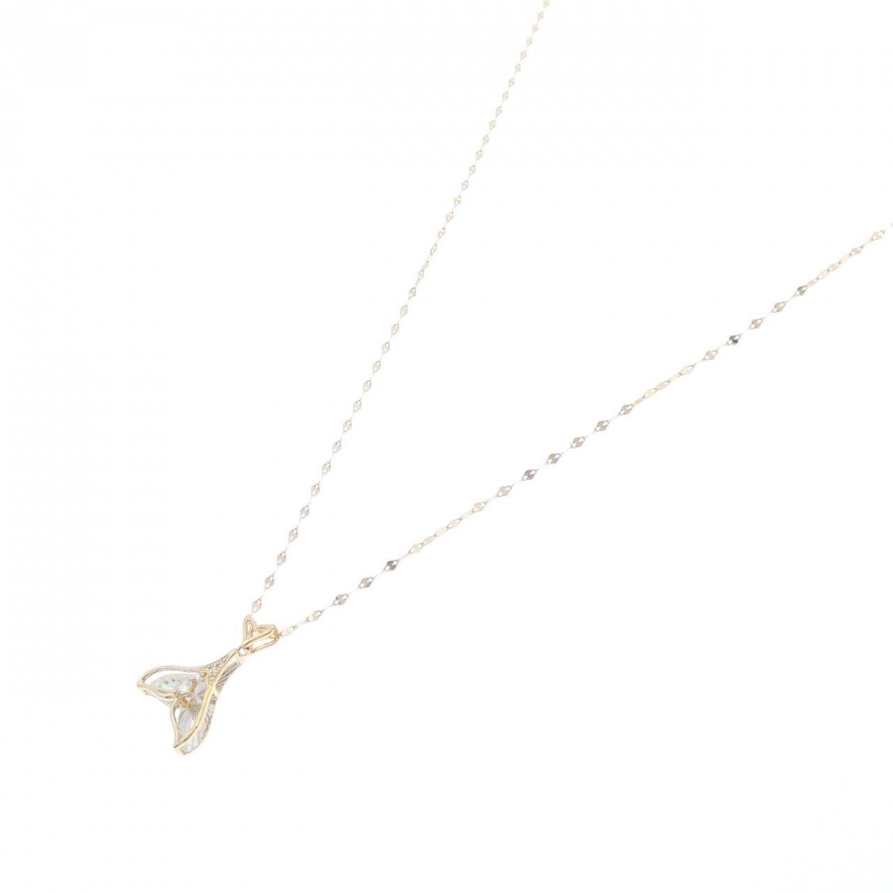 【新品】K18YG ダイヤモンド ネックレス 0.03CT