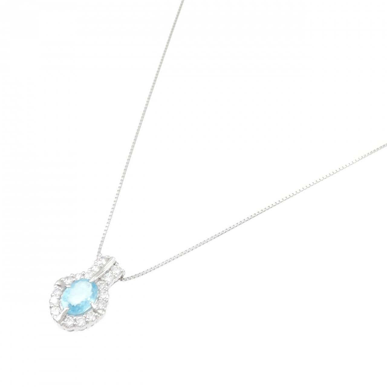 コメ兵｜PT900/PT850 パライバトルマリン ネックレス 1.28CT