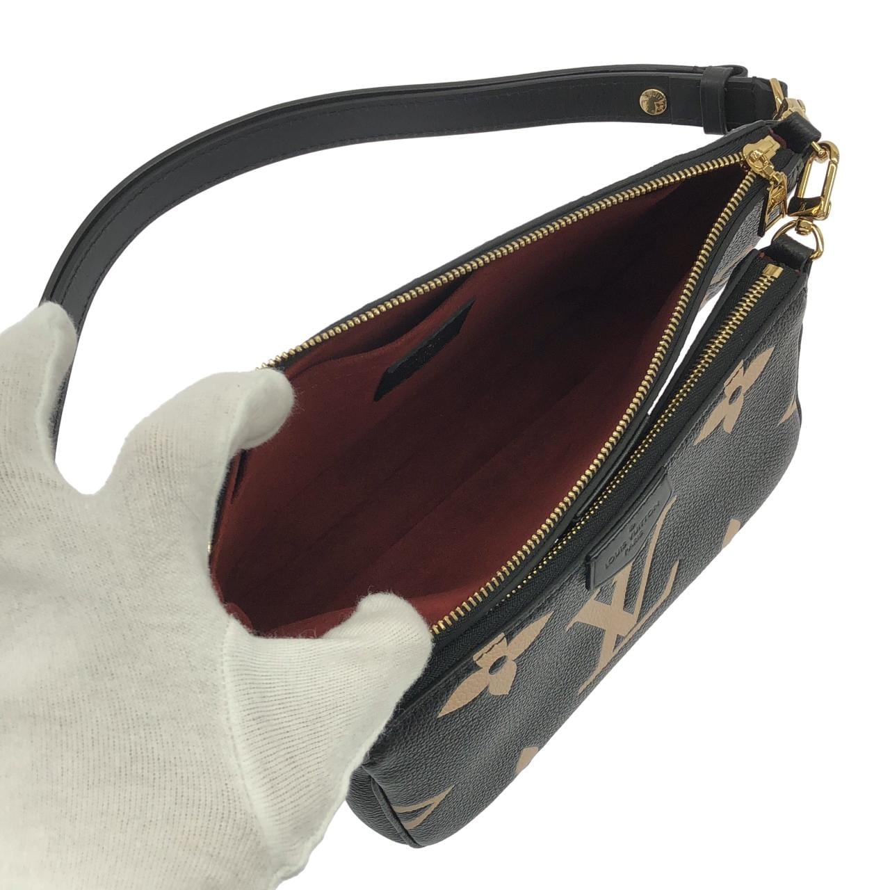 ルイヴィトン バイカラー モノグラム アンプラント ミュルティ ポシェット アクセソワール M45777 ショルダーバッグ