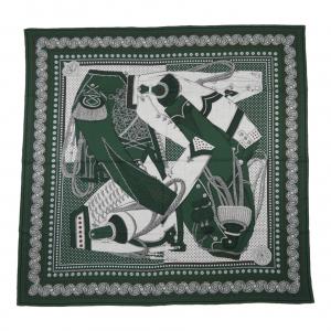 エルメス HERMES ZOUAVES ET DRAGONS BANDANA H244048S カレジェアン140 ショール