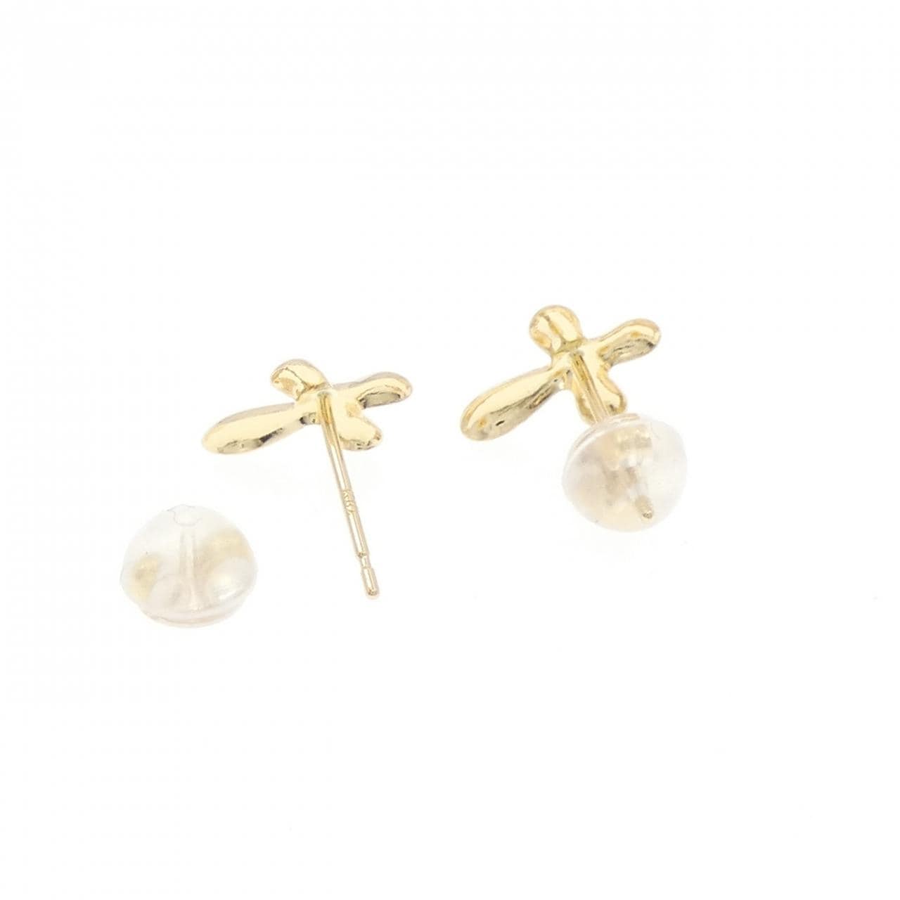 K18YG クロス ピアス