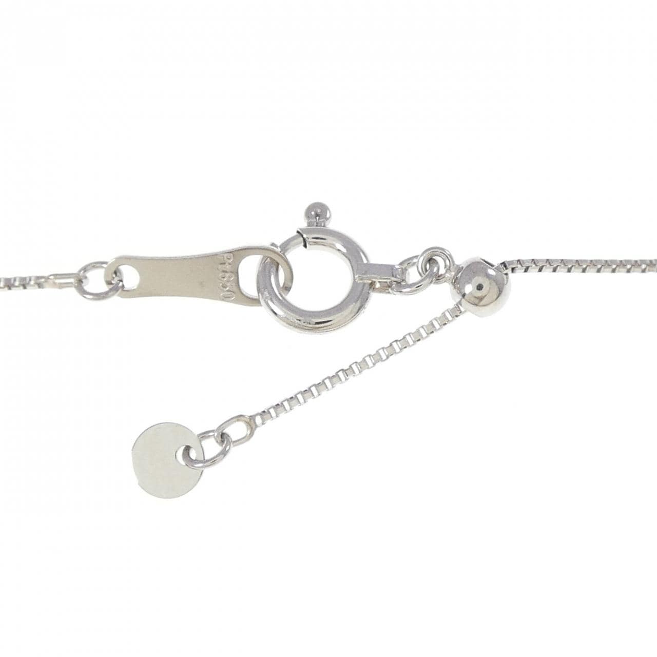 PT950/PT850 ダイヤモンド ネックレス 0.17CT