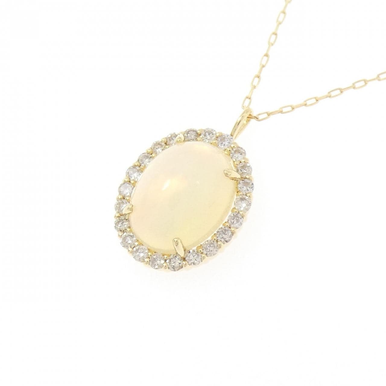 K18YG オパール ネックレス 1.00CT