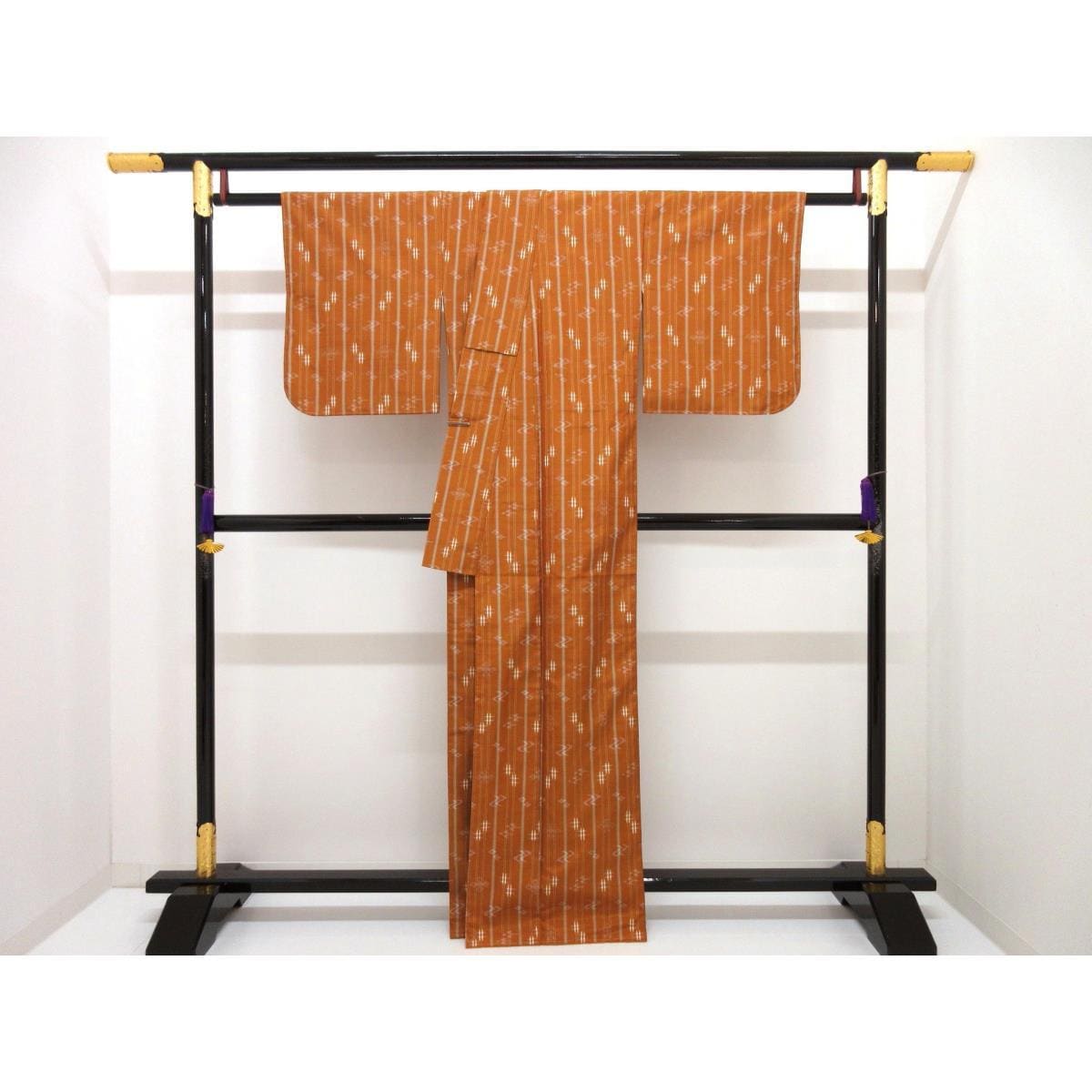 紬　【琉球絣】証紙付