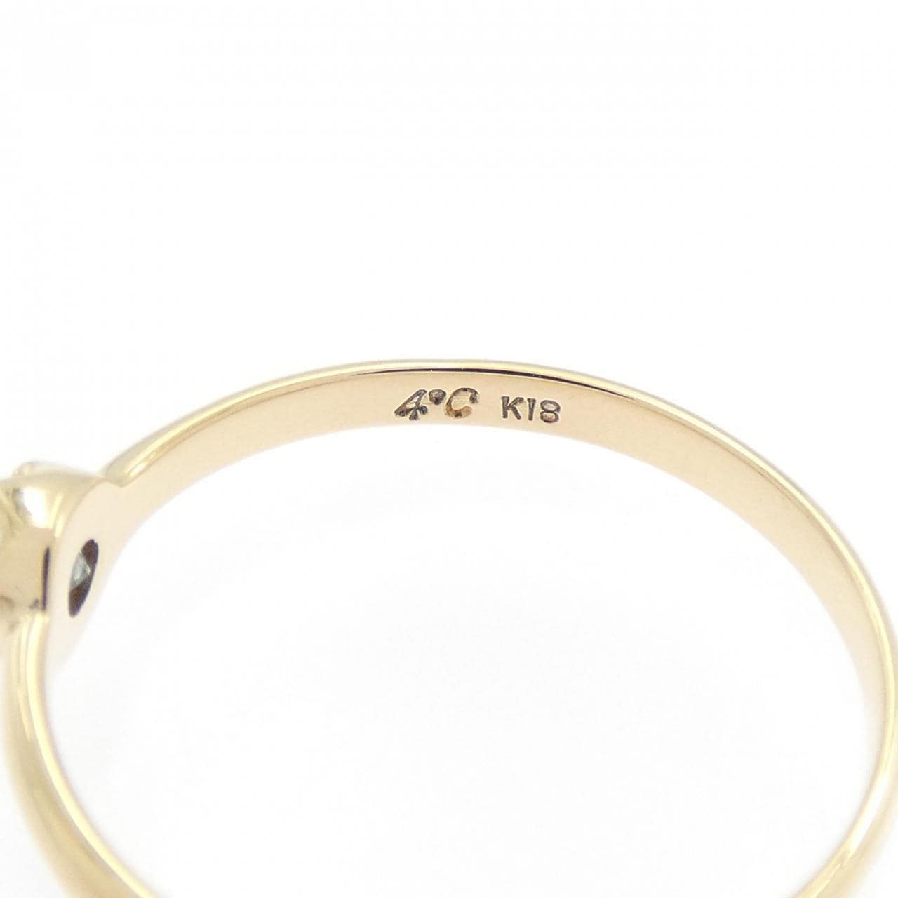 4゜C アクアマリン リング