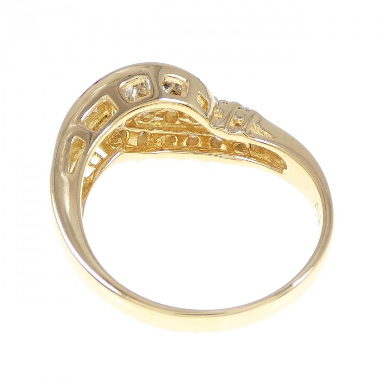 K18YG ダイヤモンド リング 1.20CT