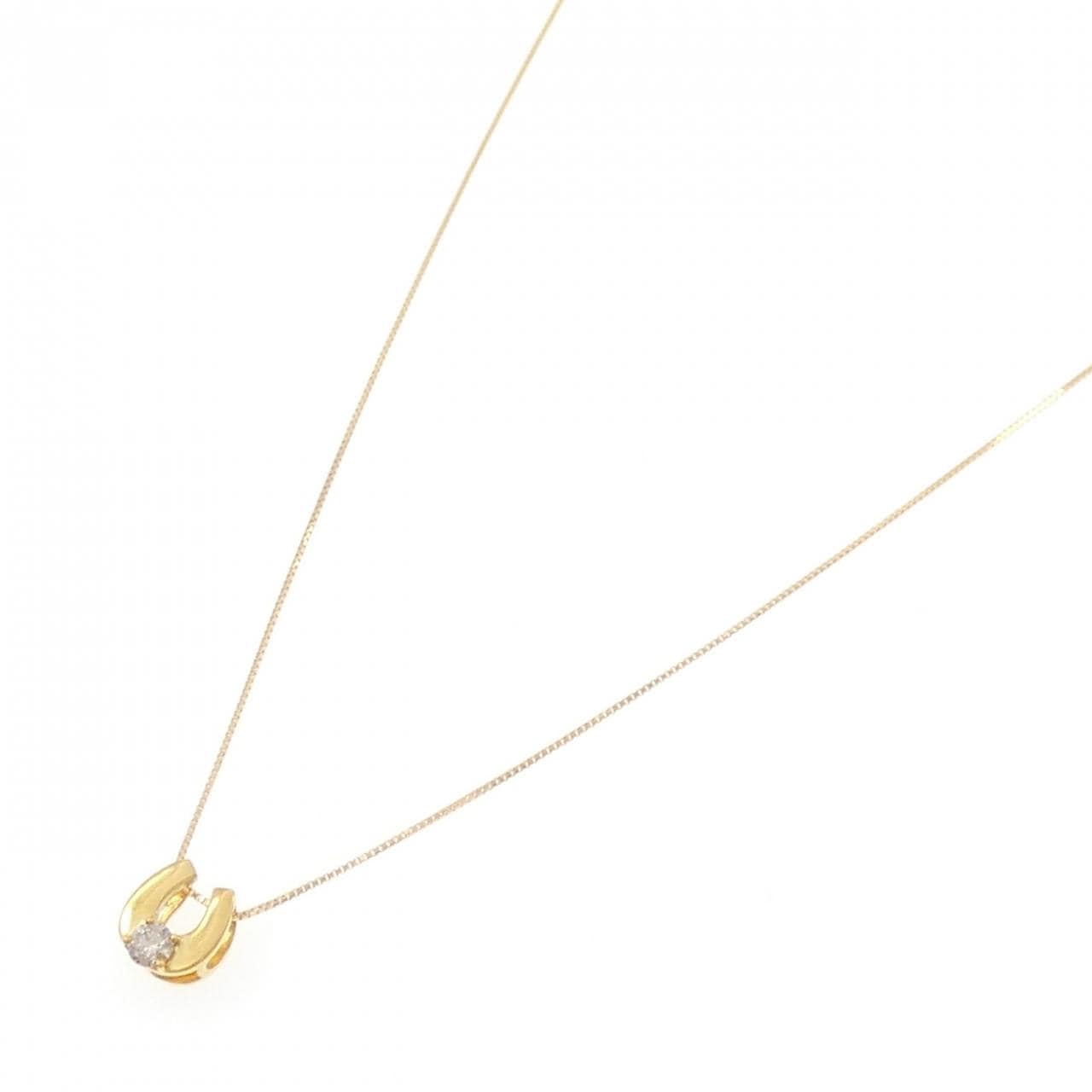 ジーエスティービー ダイヤモンド ネックレス 0.12CT