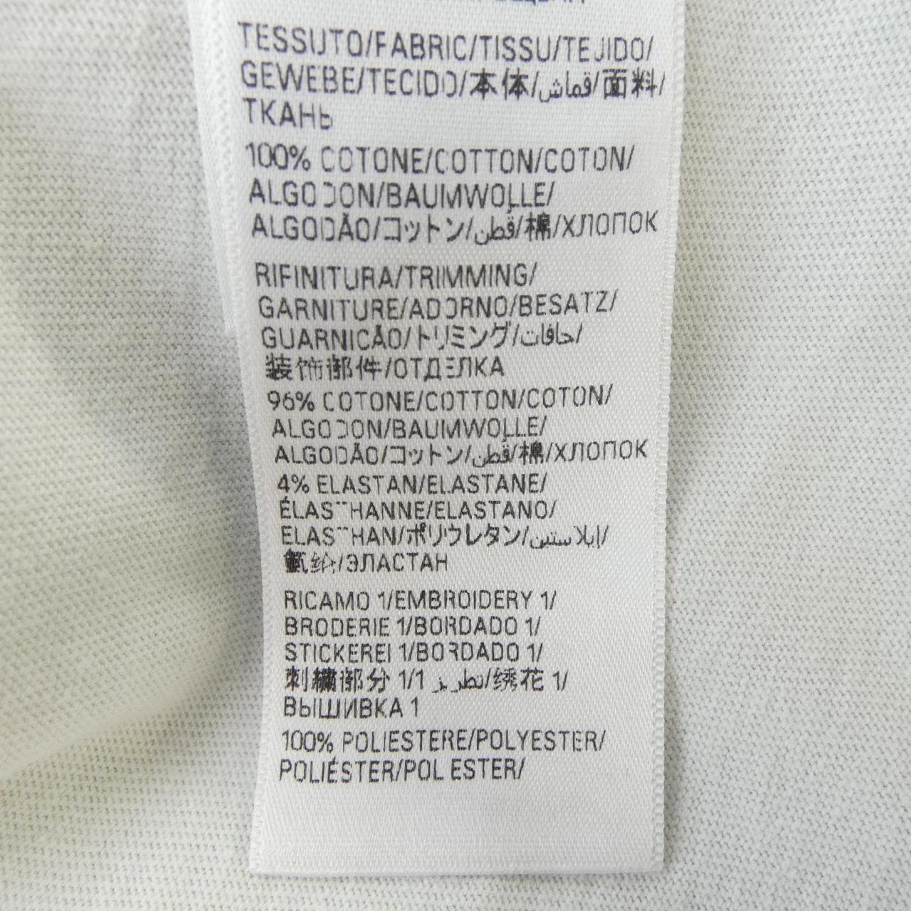 バレンシアガ BALENCIAGA クラッシュダスト加工ワッペンTシャツ 739028 TOVN2 UNISEX Tシャツ