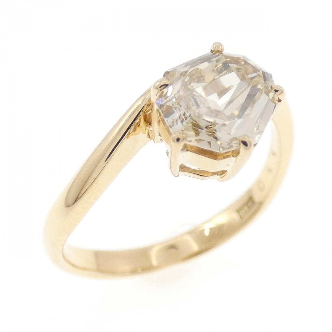 K18YG ダイヤモンド リング 1.10CT