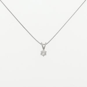 PT900/PT850 ダイヤモンド ネックレス 0.20CT