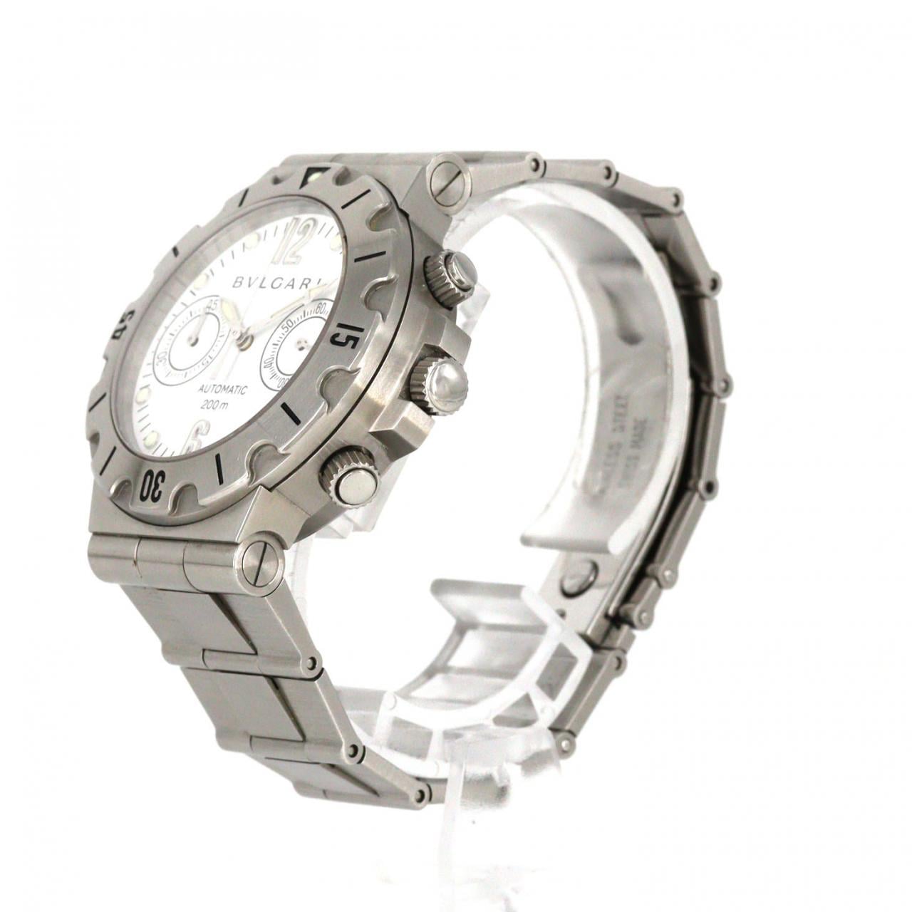 【ノーメンテナンス還元価格】ブルガリ スクーバクロノ SCB38S SS 自動巻