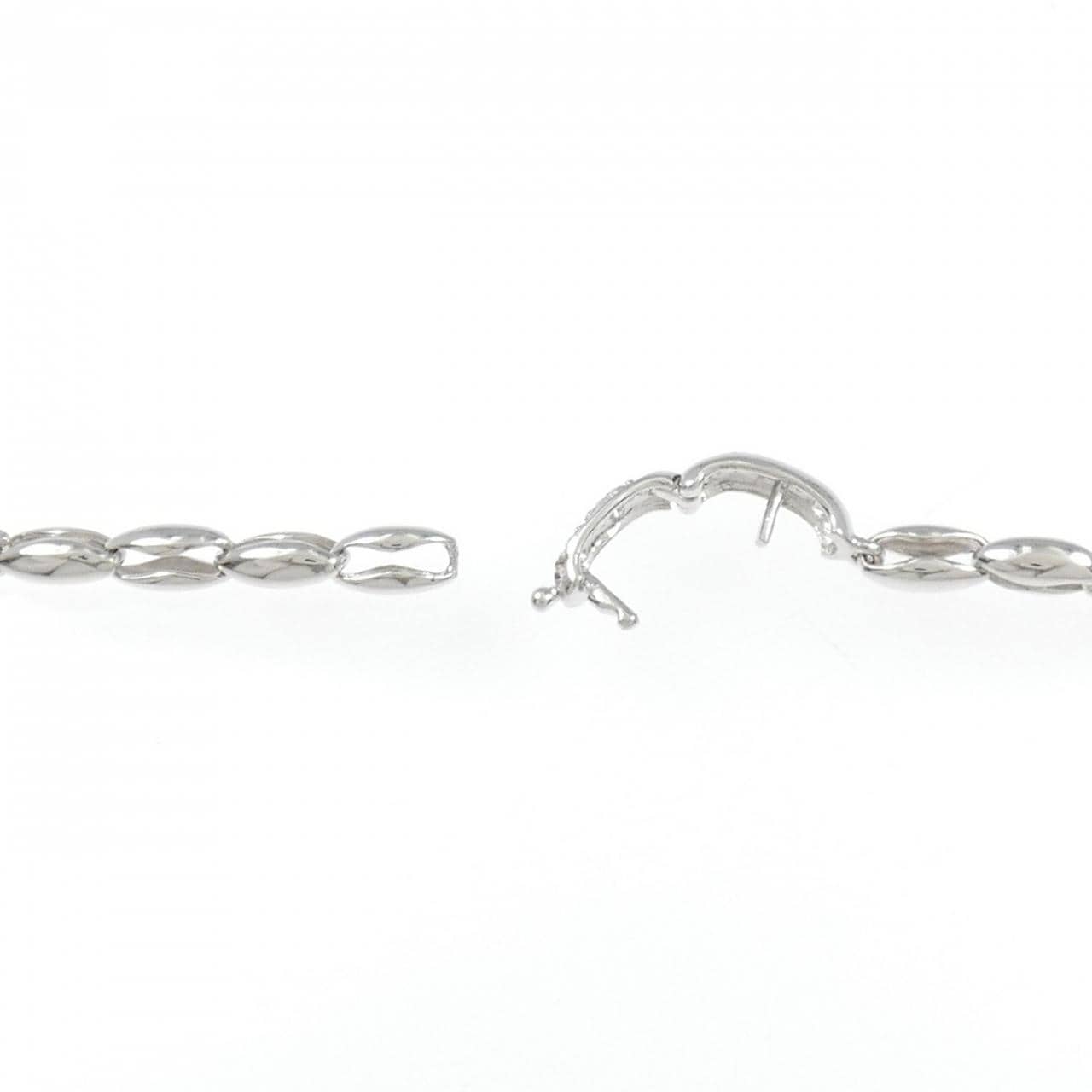 K18WG ダイヤモンド ネックレス 0.05CT