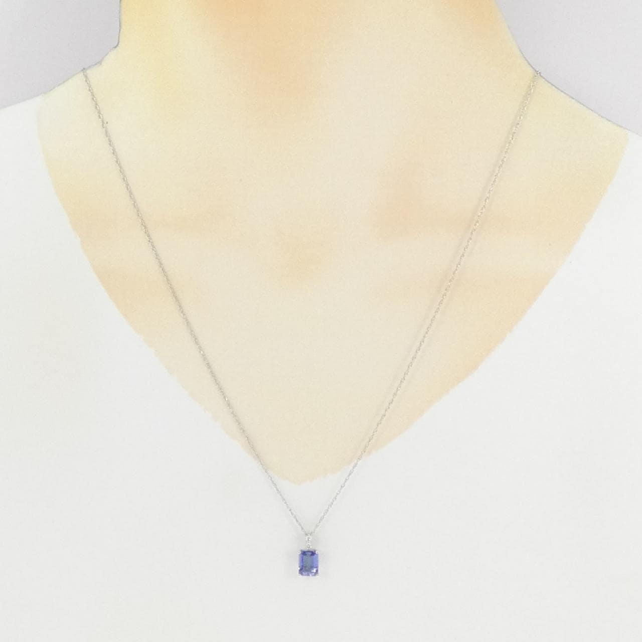 PT950 タンザナイト ネックレス 1.00CT