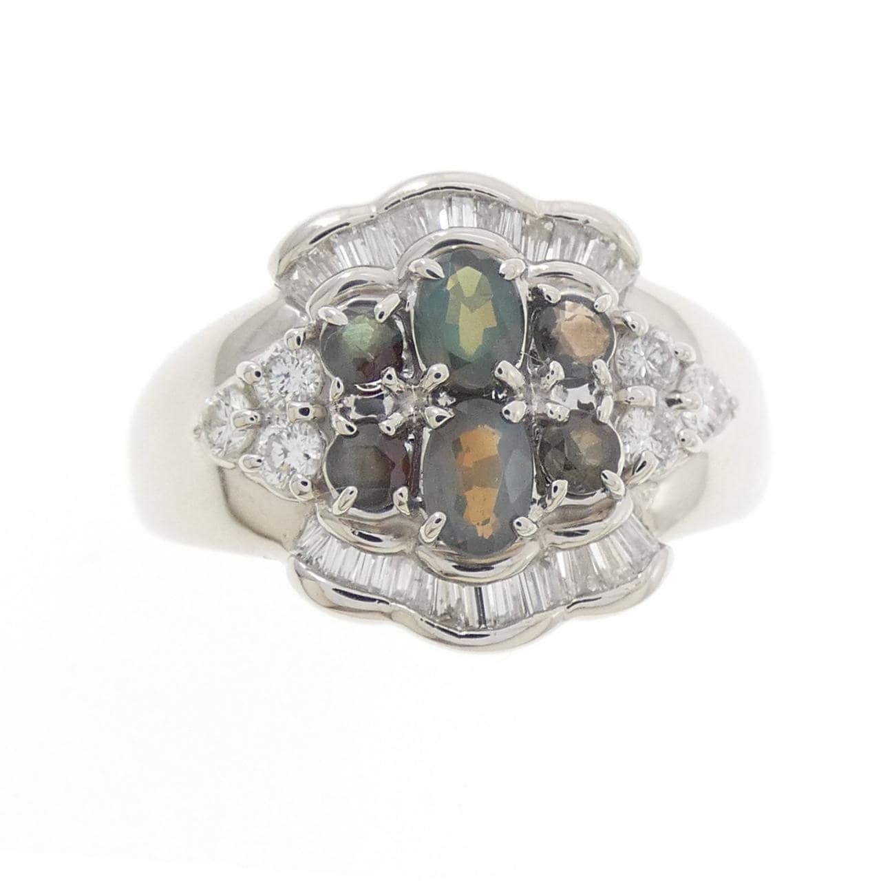 PT900 アレキサンドライト リング 0.59CT