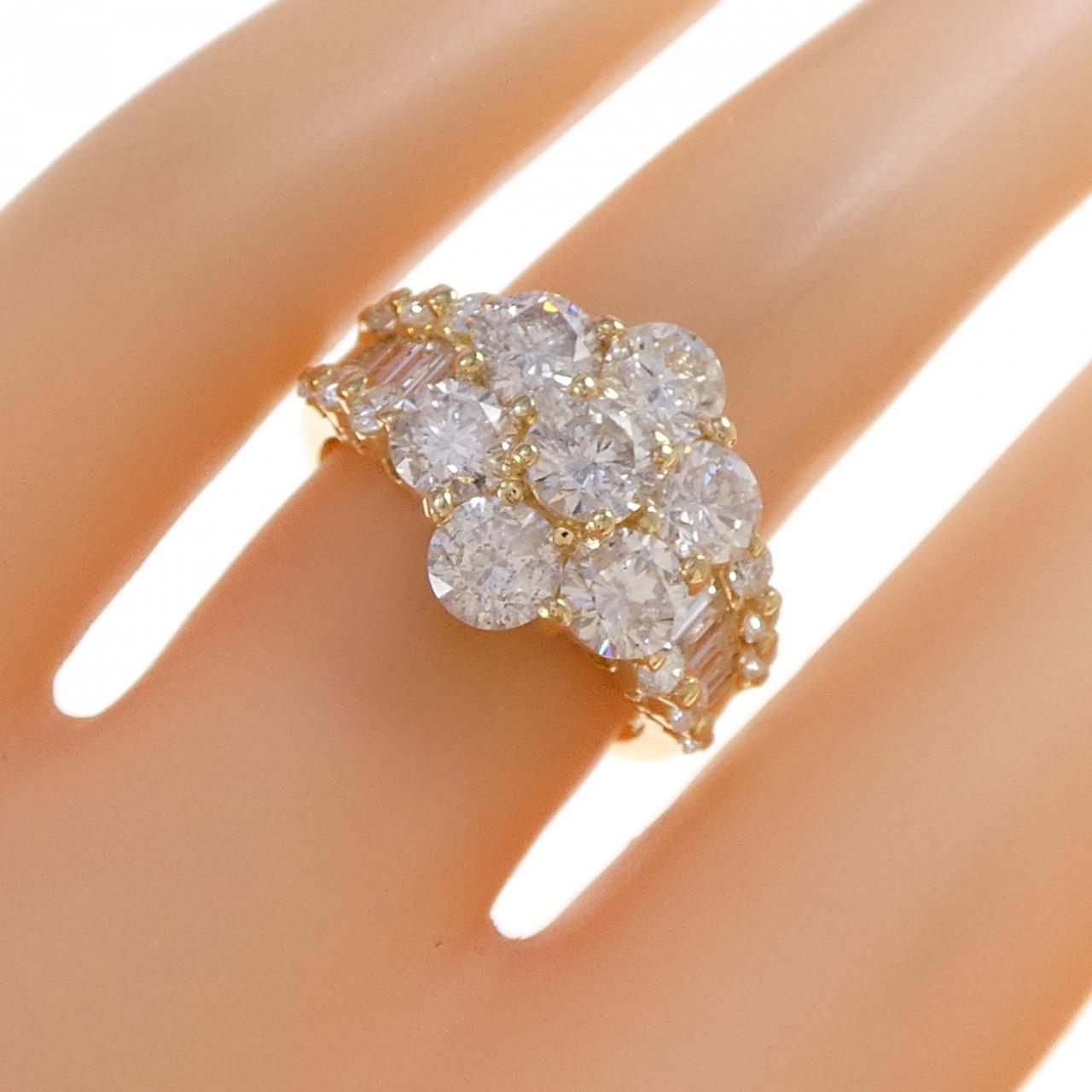 K18YG ダイヤモンド リング 3.00CT