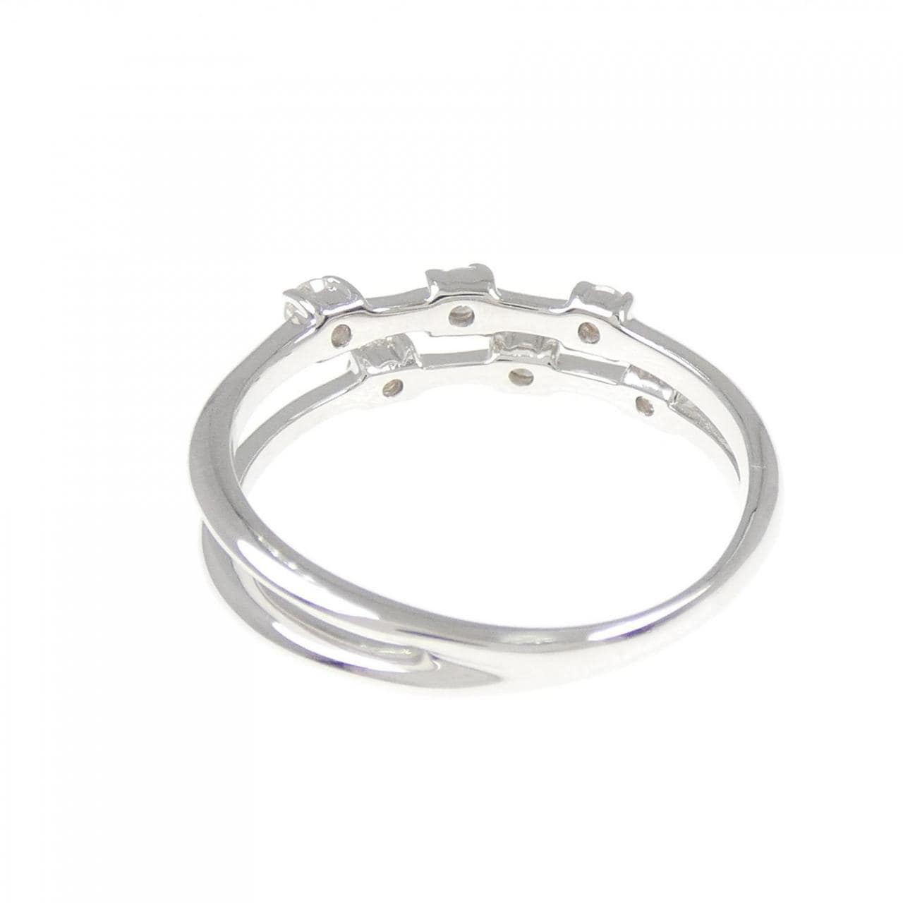 K14WG ダイヤモンド リング 0.20CT