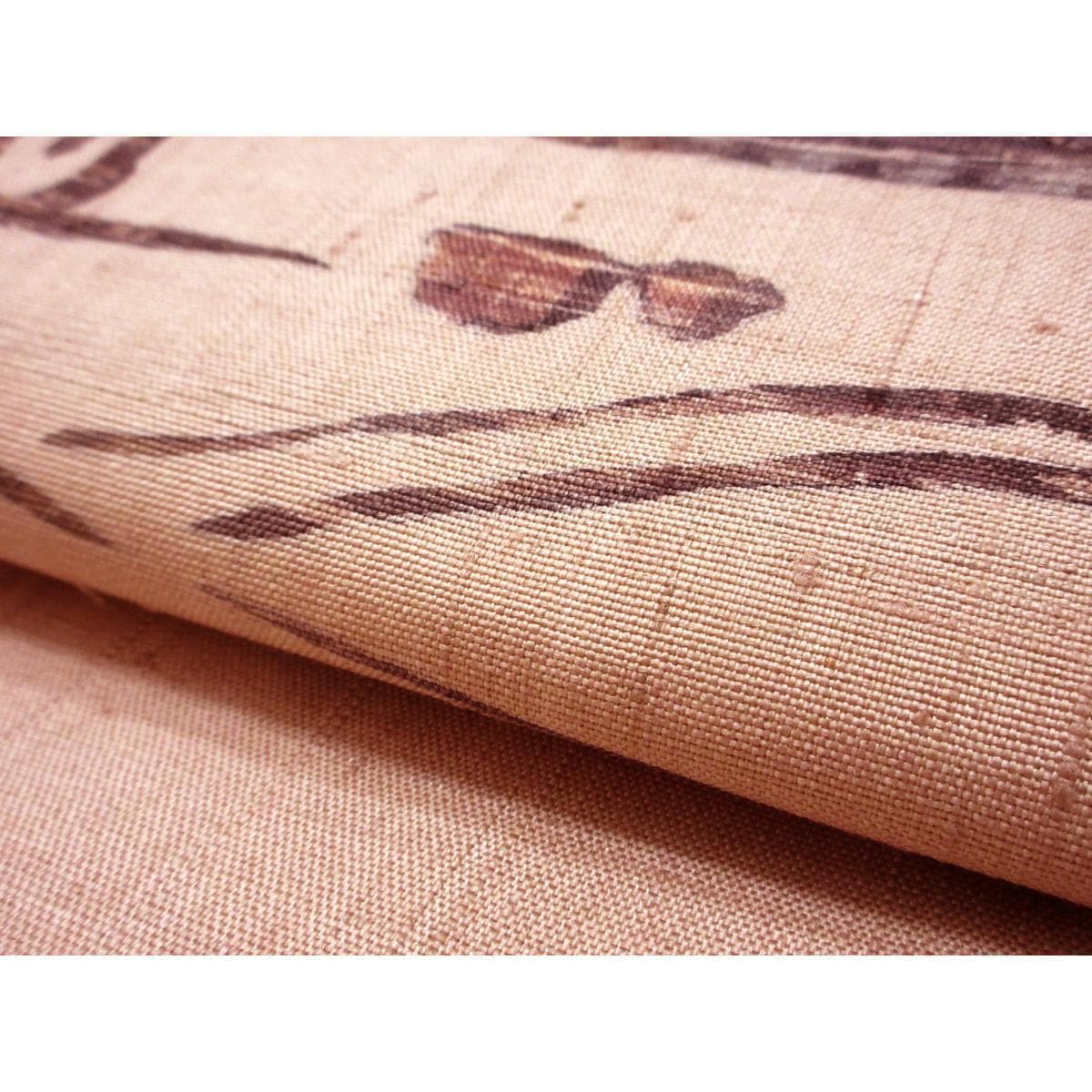 名古屋帯　染紬　友禅加工