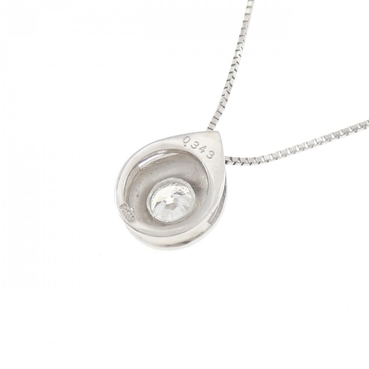 PT900/PT850 ダイヤモンド ネックレス 0.343CT