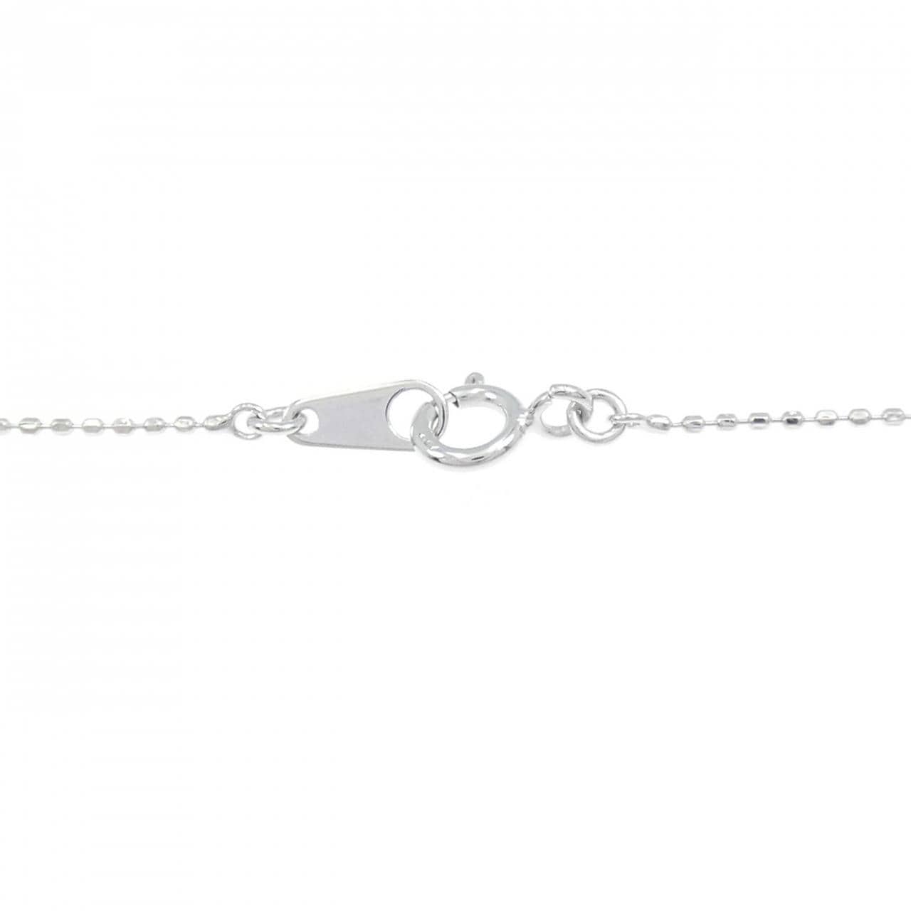 K18WG/750WG サファイヤ ネックレス 0.70CT