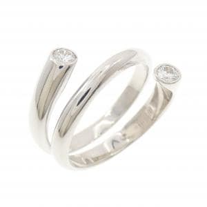 K14WG ダイヤモンド リング 0.26CT