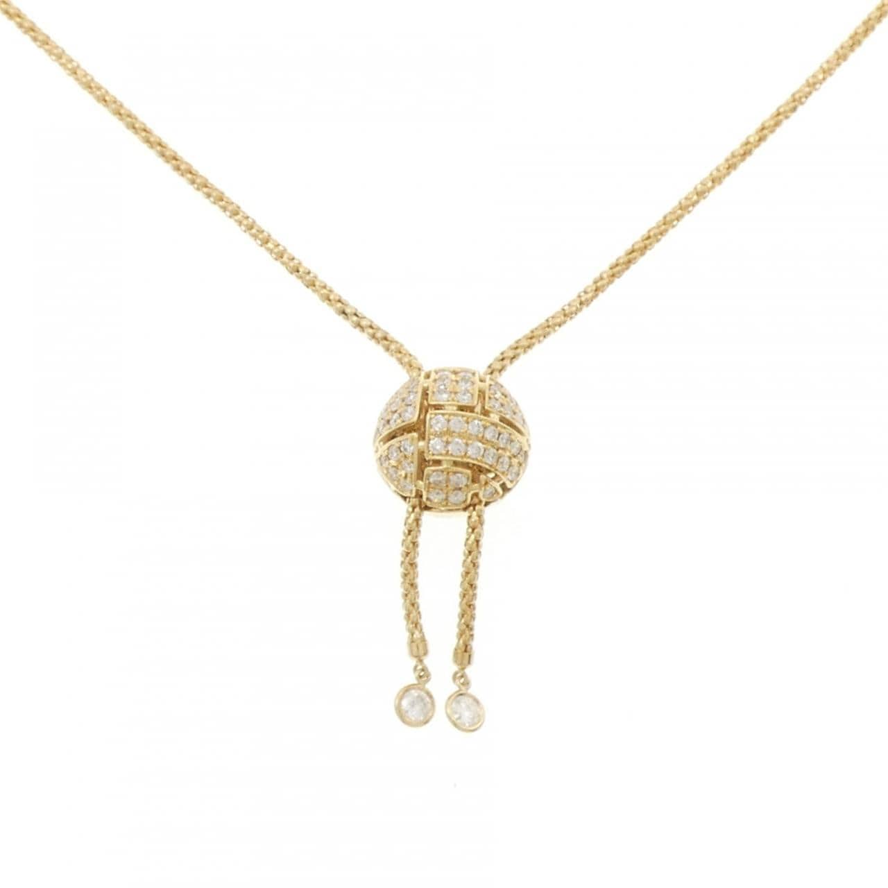 K18YG ダイヤモンド ネックレス 0.82CT