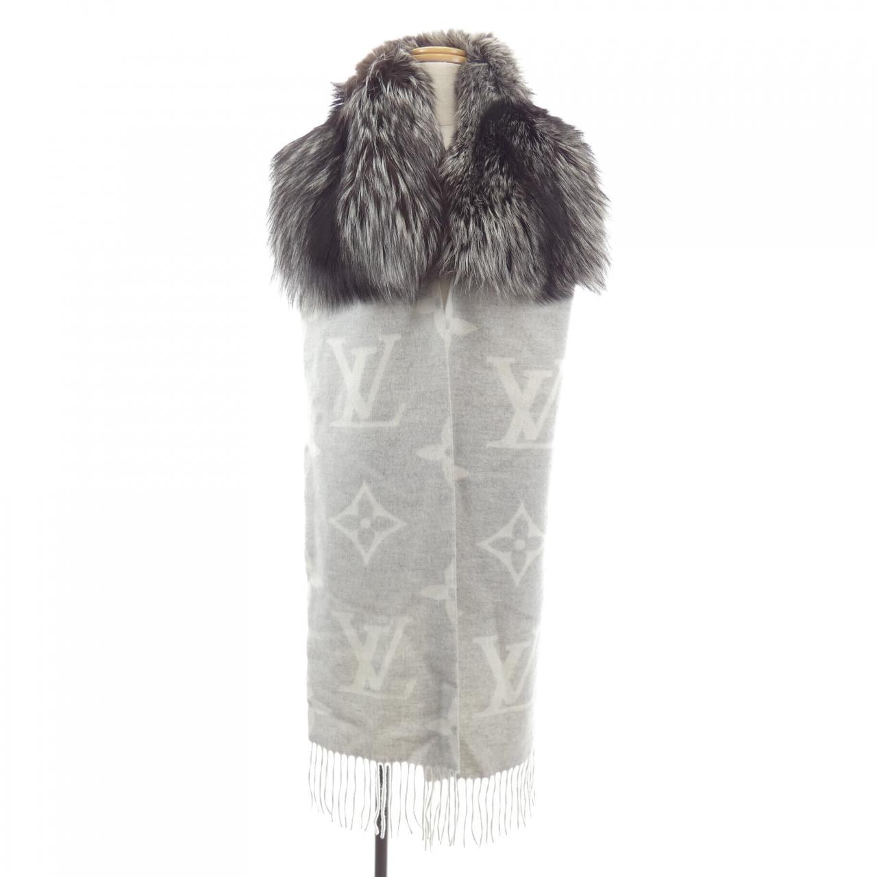 ルイヴィトン LOUIS VUITTON エシャルプ レイキャビック ファー M70722 MUFFLER