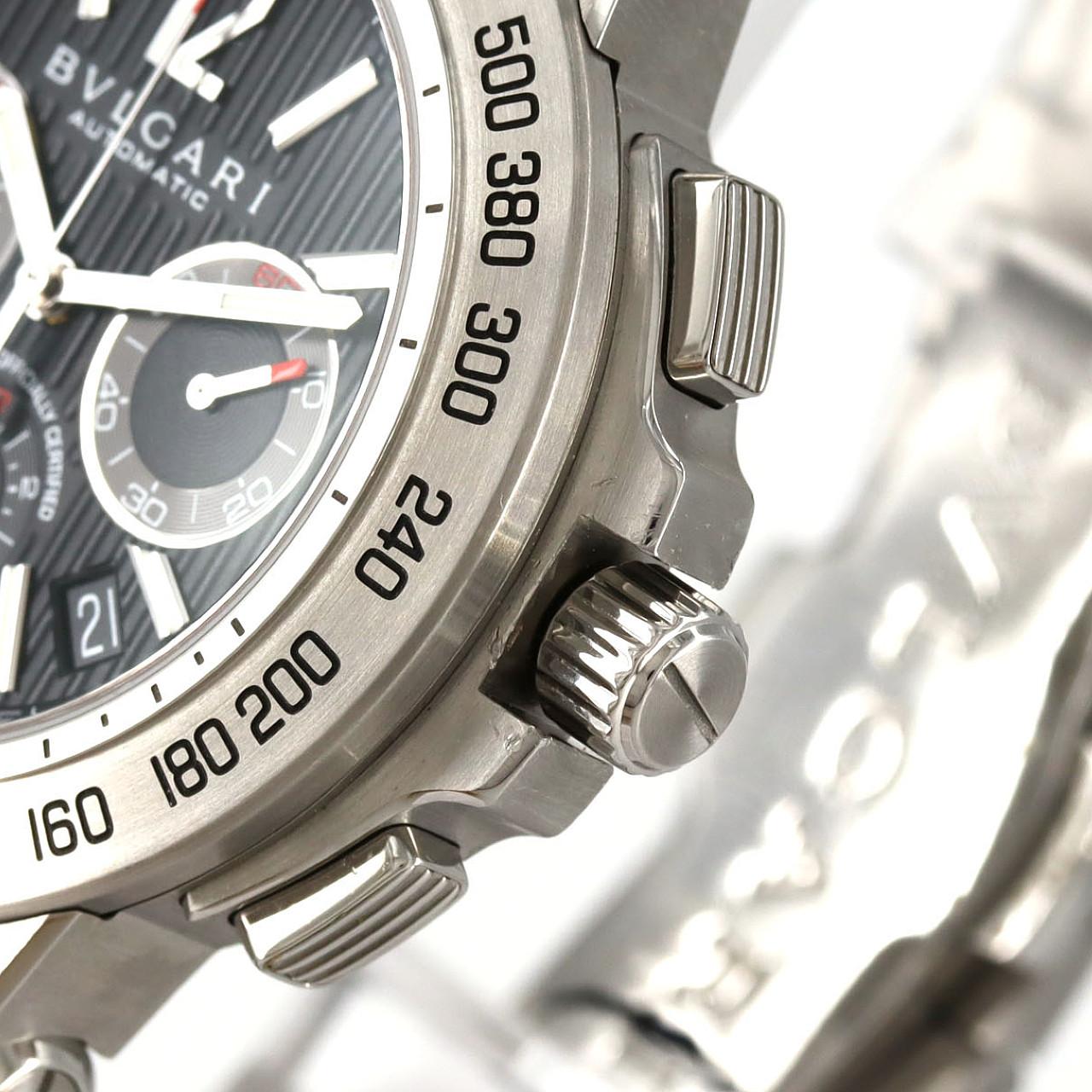 ブルガリ ディアゴノプロフェッショナルタキメトリッククロノ DP42SCH/DP42BSSDCH SS 自動巻