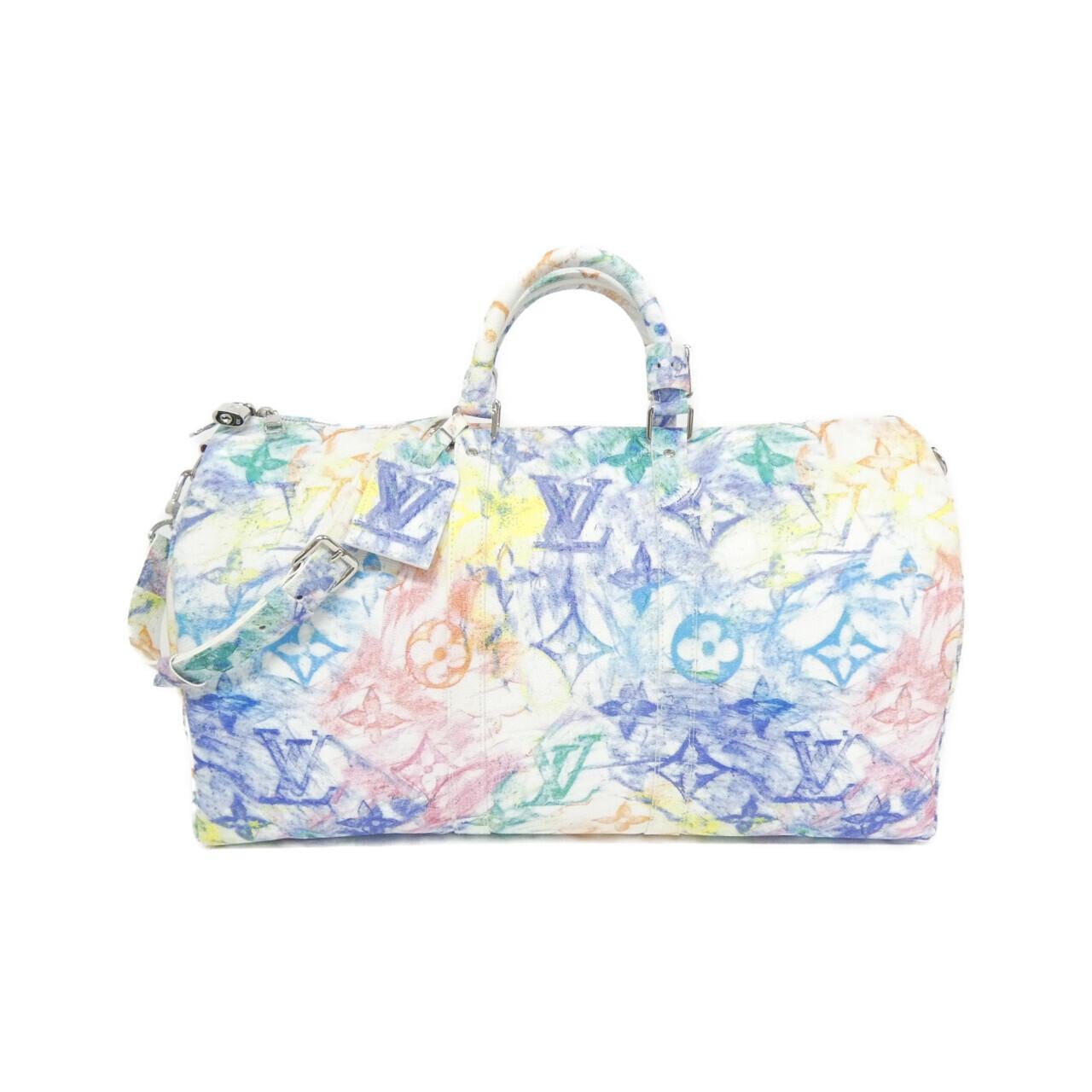 ルイヴィトン モノグラム ウォーターカラー キーポル バンドリエール 50cm M45758 ボストンバッグ