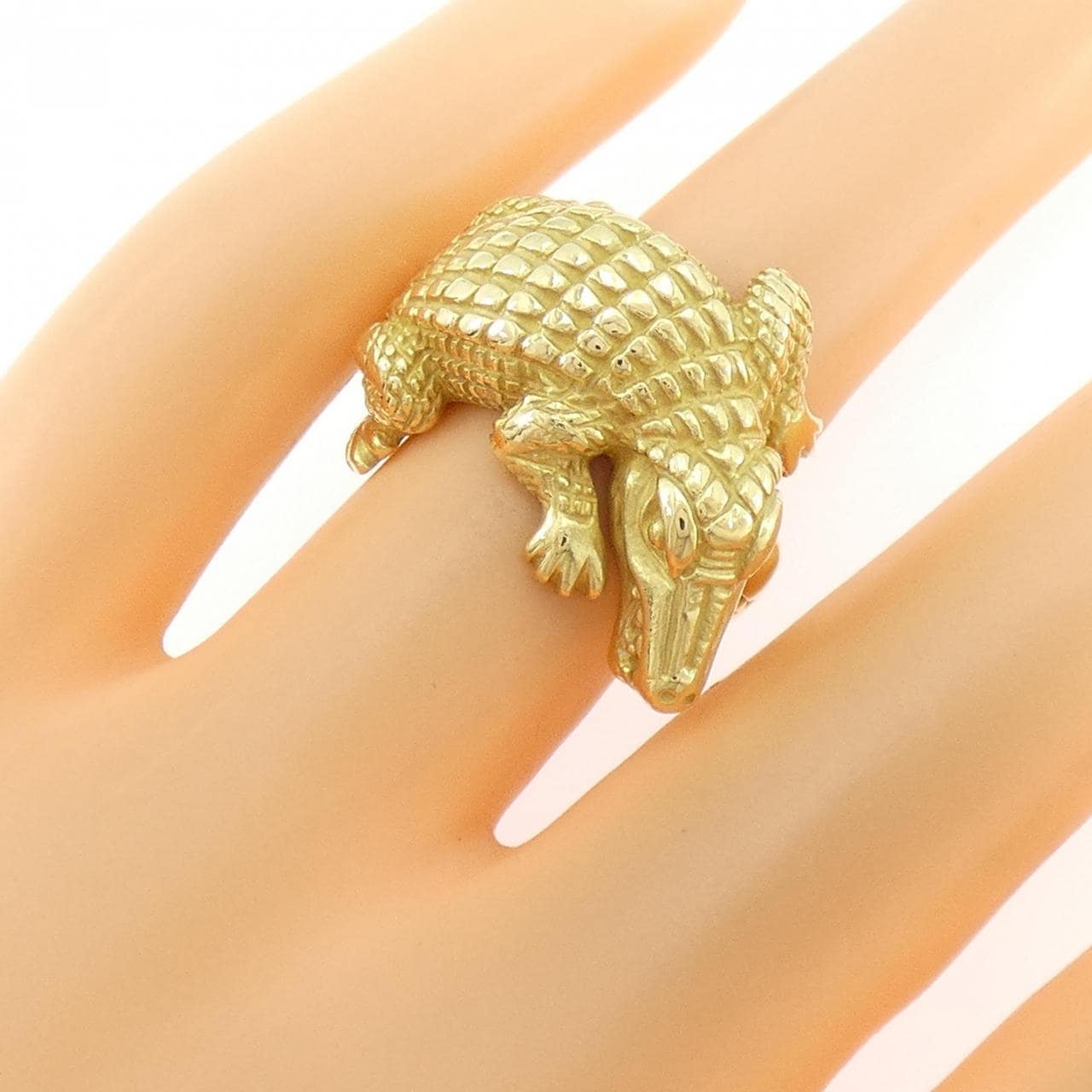 キーゼルシュタイン-コード 18KYG リング