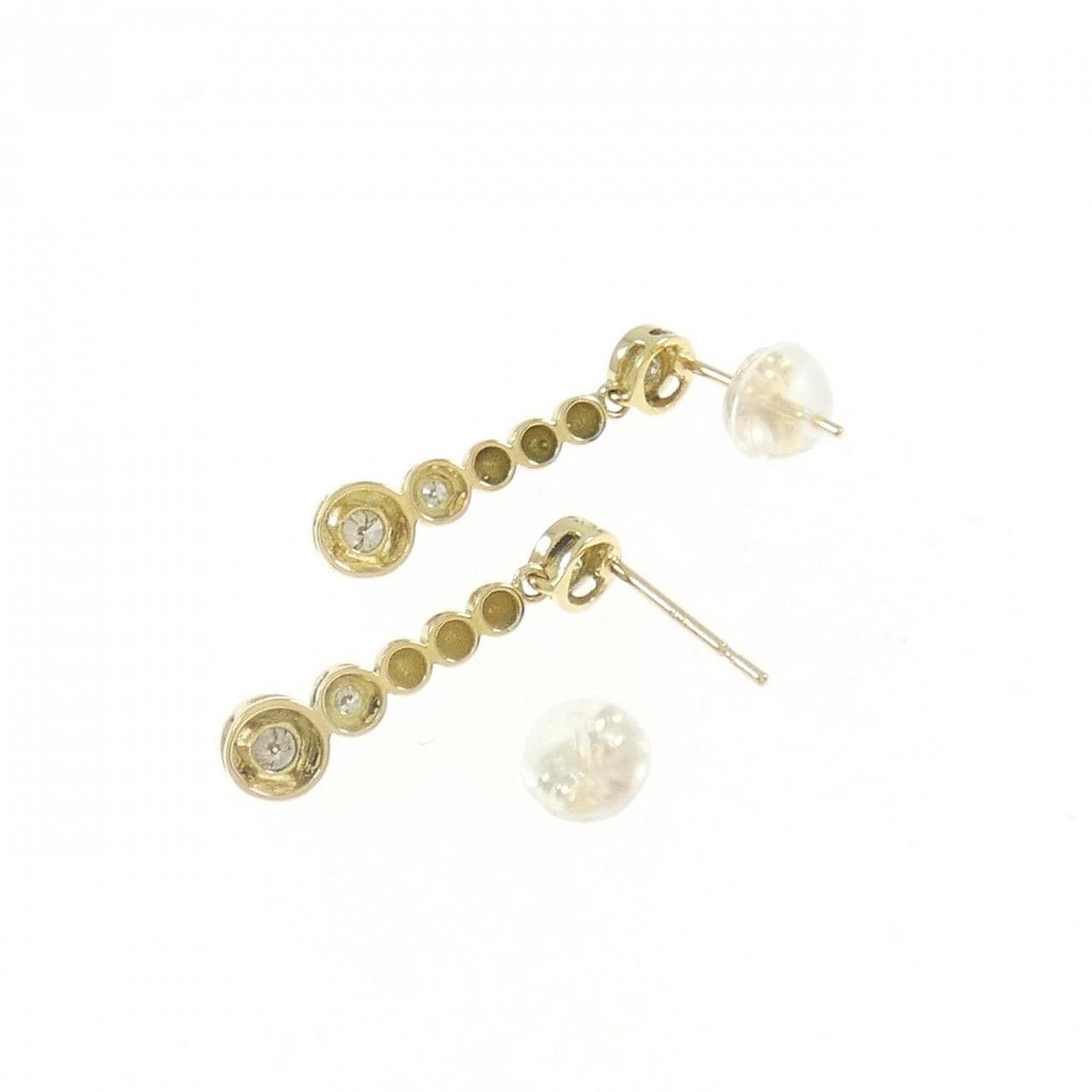 K18YG钻石耳环0.20CT