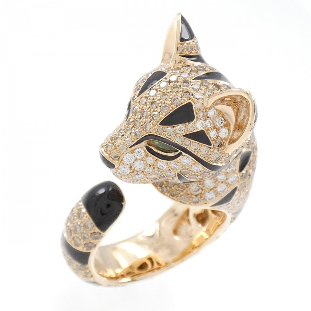 Boucheron Fuzzy Leopard Cat Ring