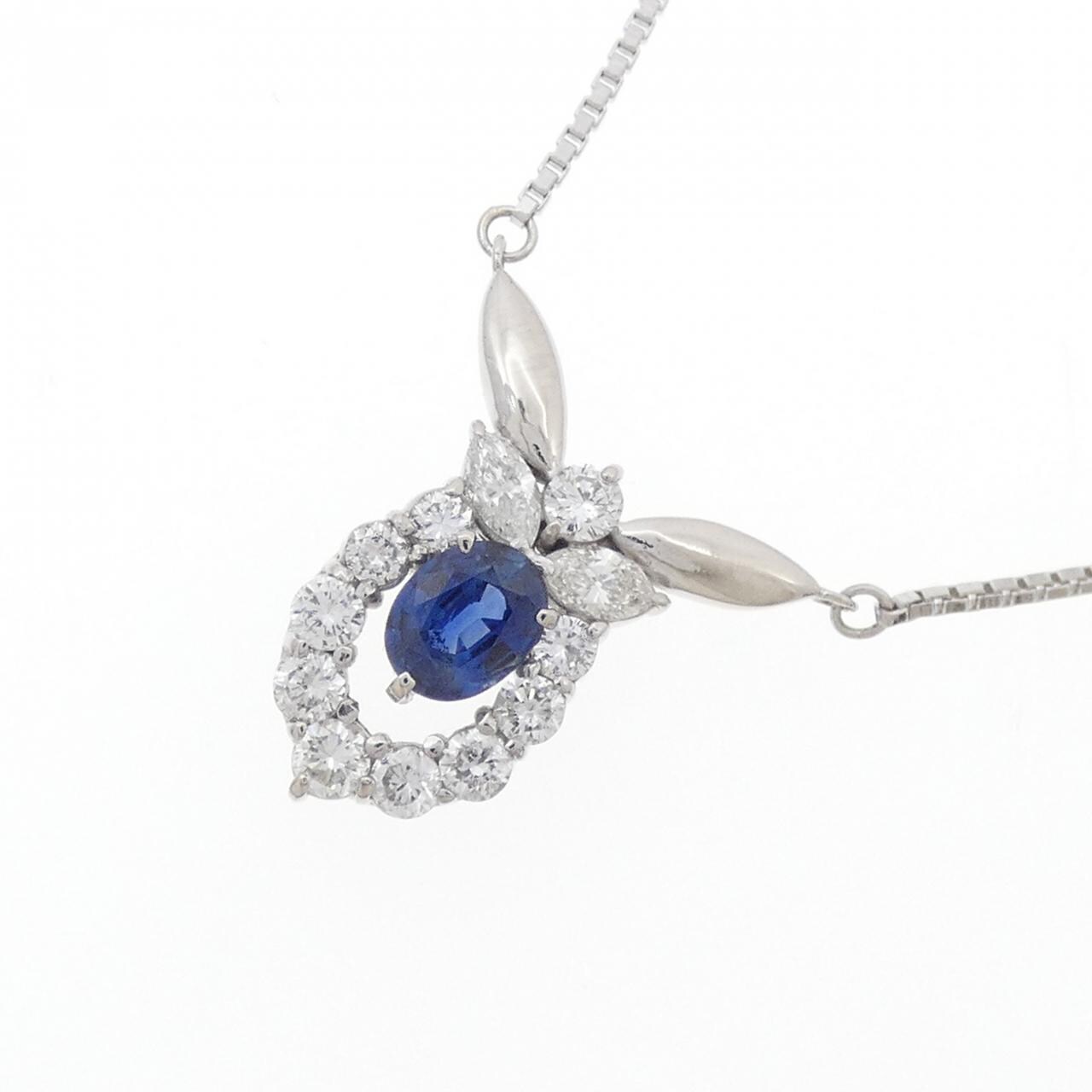 PT900/PT850 サファイヤ ネックレス 0.52CT