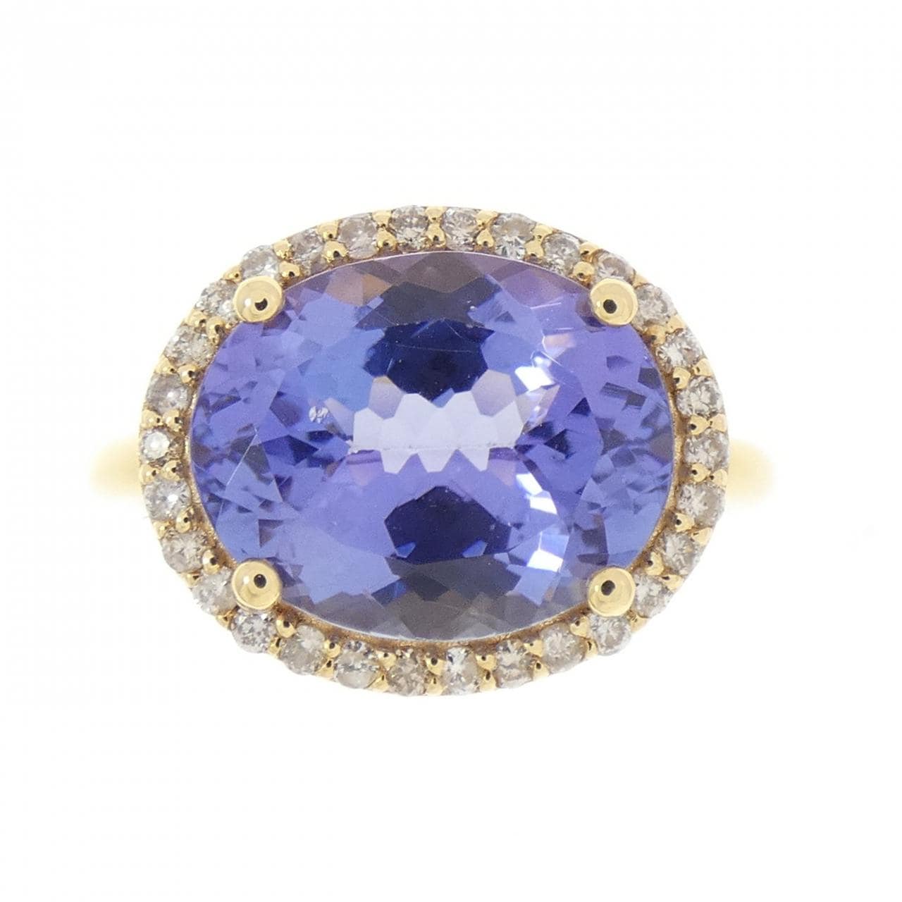 【新品】K18YG タンザナイト リング