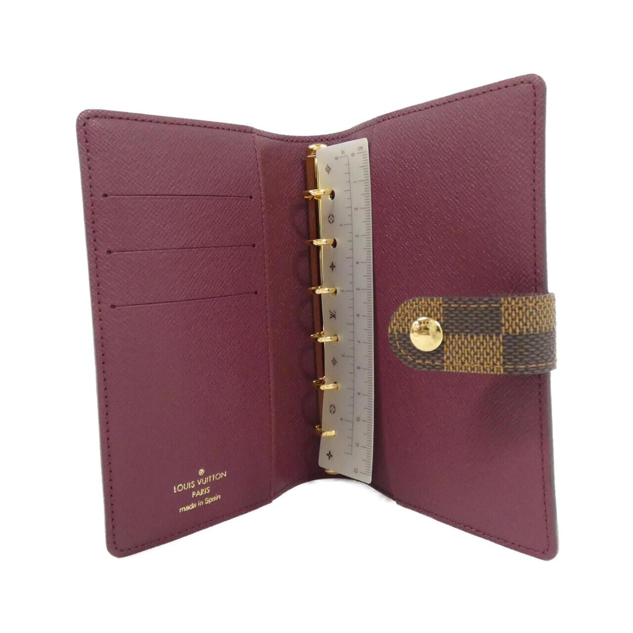 ルイヴィトン ダミエ アジェンダ アフィシエ PM R21078 オーガナイザー