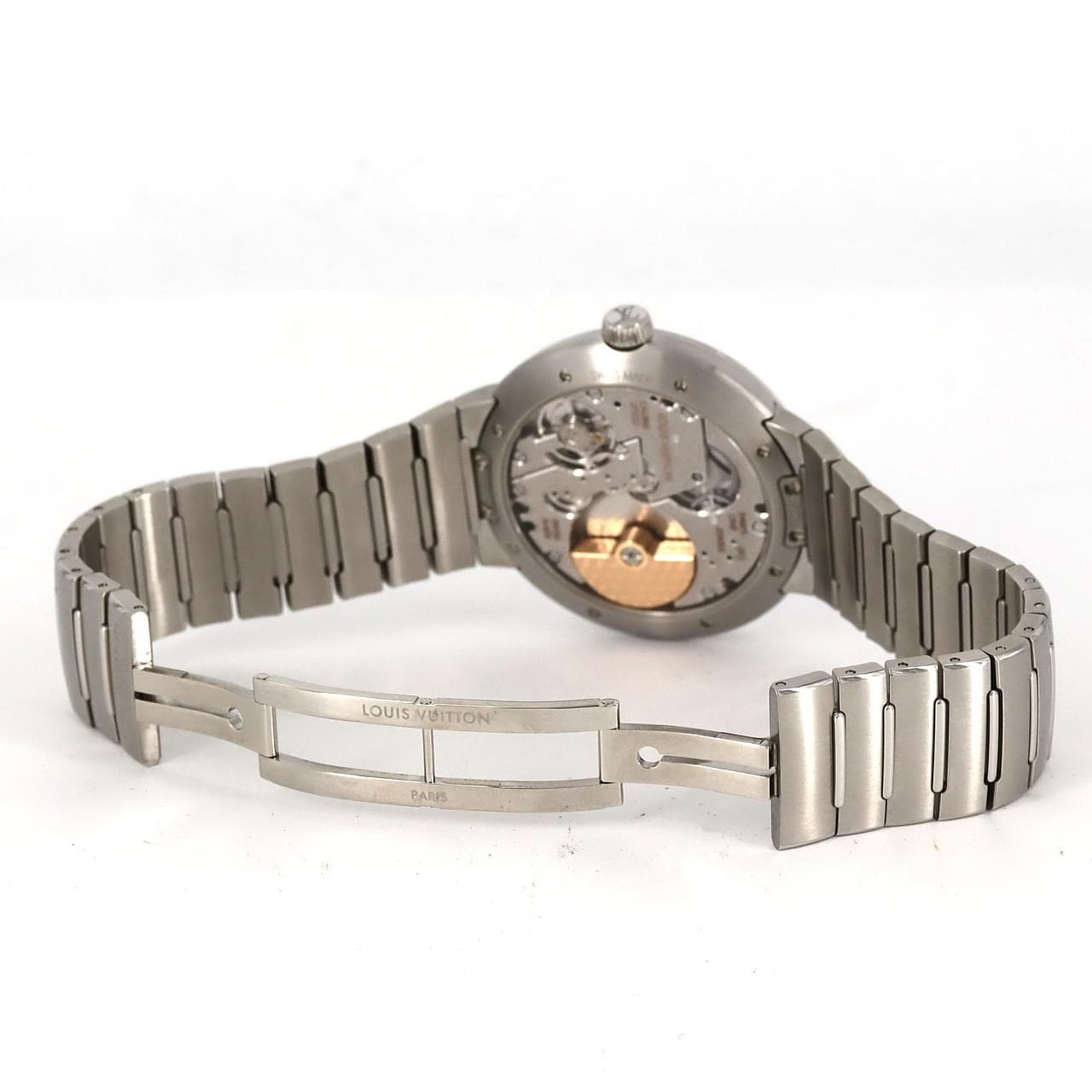 ルイヴィトン タンブールオ-トマティックスティールブルー W1ST20 SS 自動巻