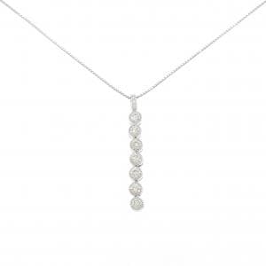 K18WG ダイヤモンド ネックレス 1.00CT