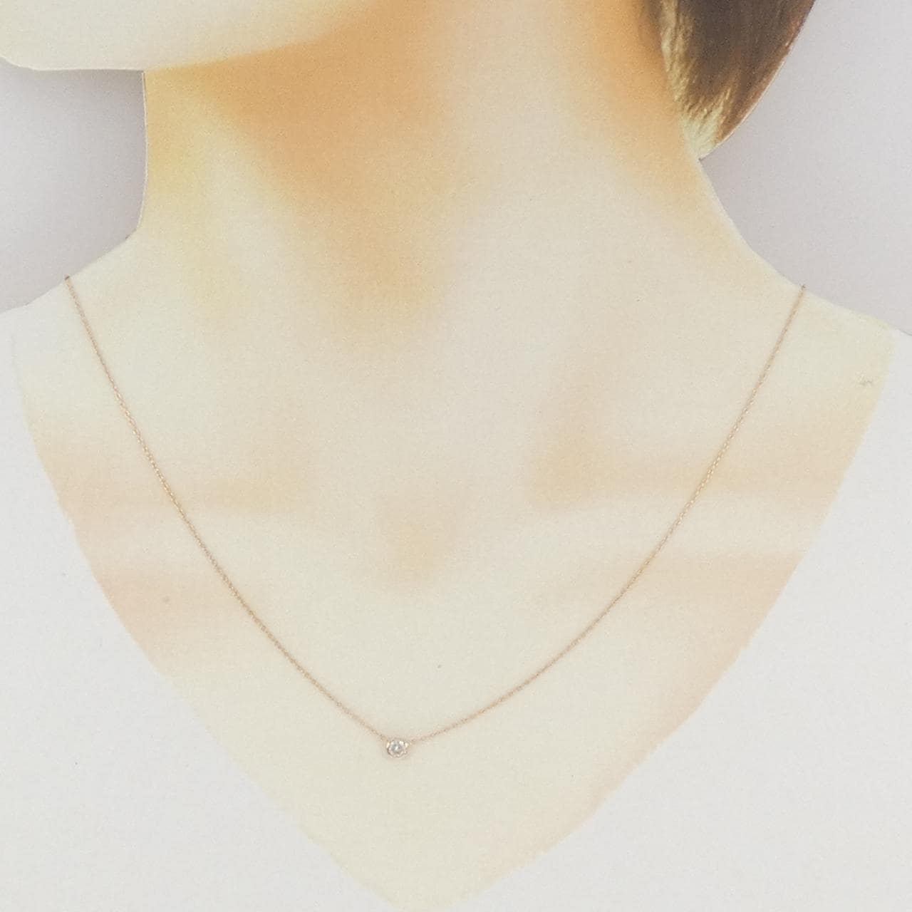 K18PG ダイヤモンド ネックレス