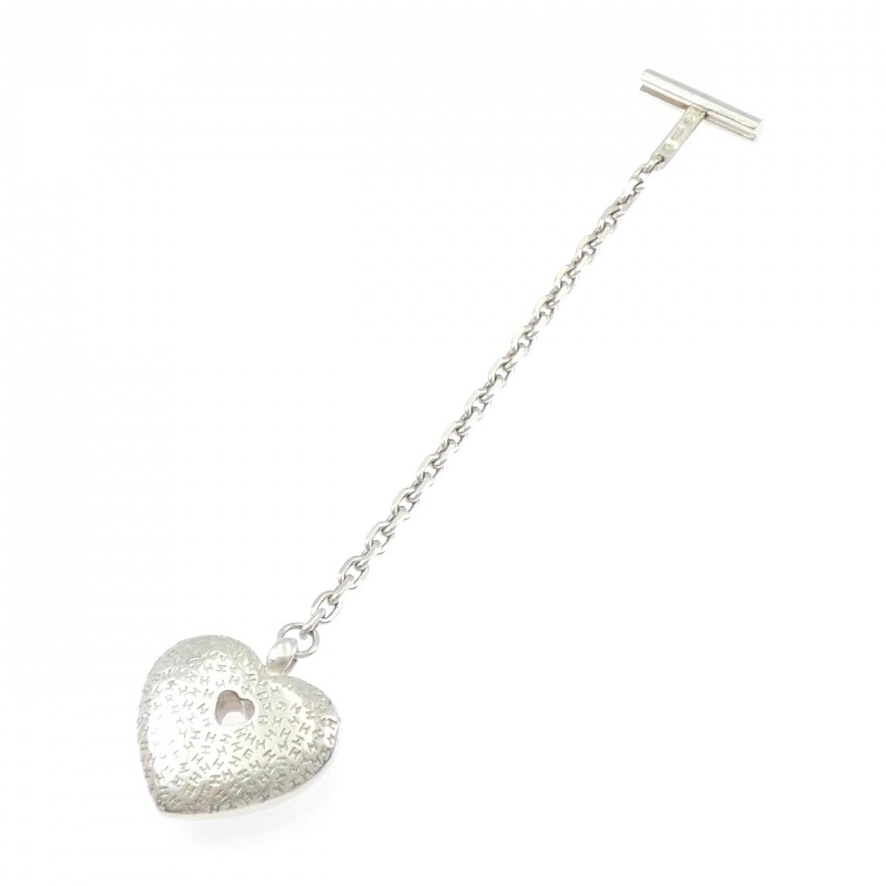 【ヴィンテージ】エルメス 925 ハート キーホルダー