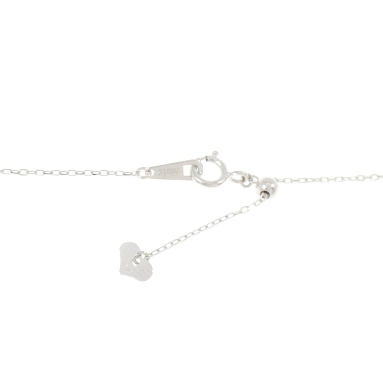 K18WG ダイヤモンド ネックレス 0.35CT