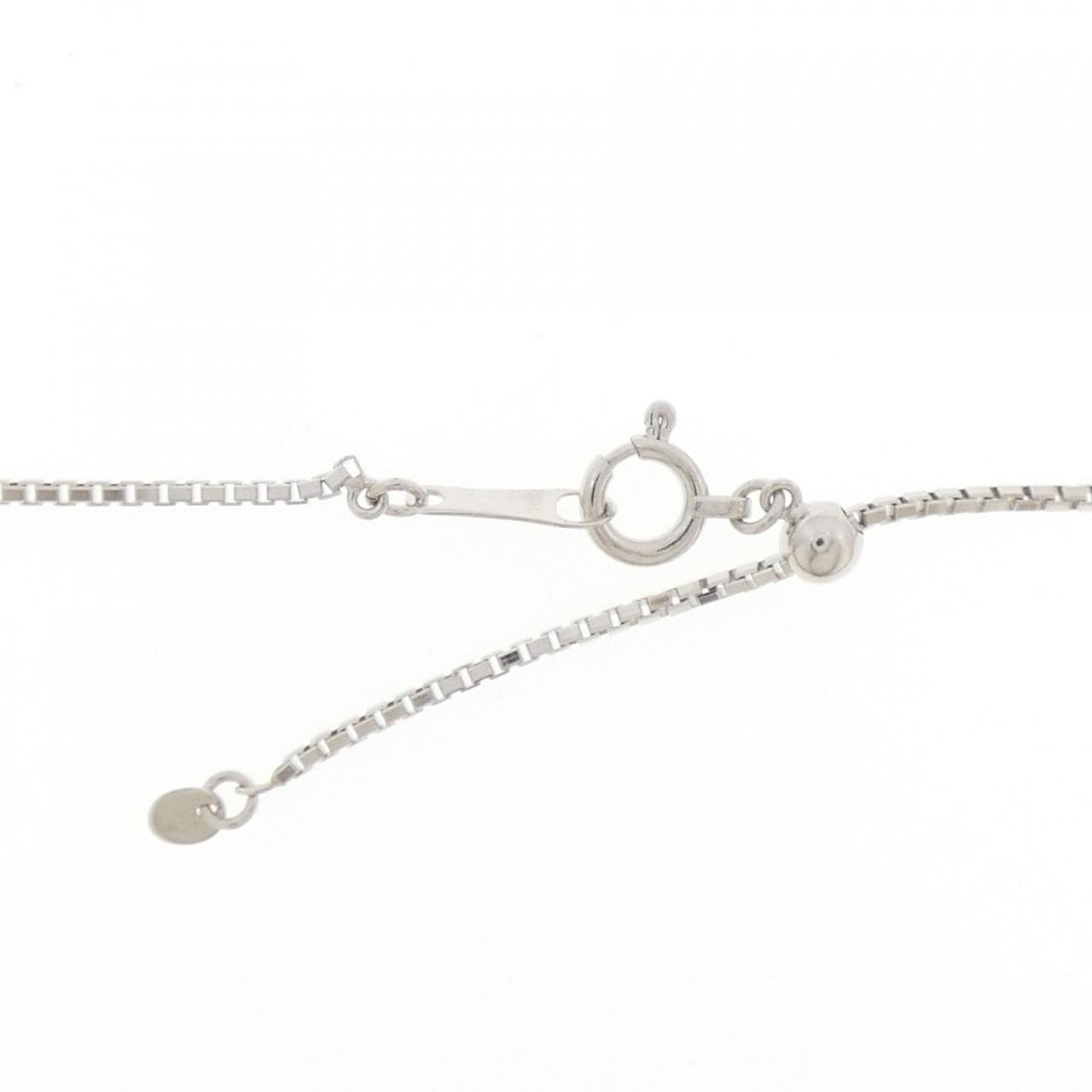 K18WG フロッグ ルビー ネックレス 0.05CT