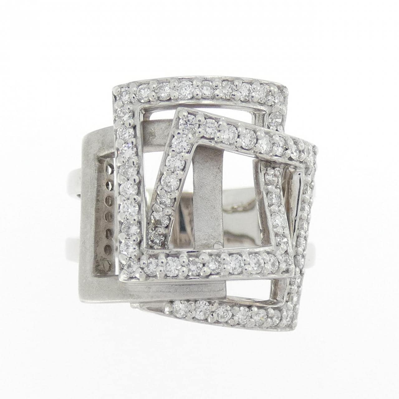 K18WG ダイヤモンド リング 0.60CT