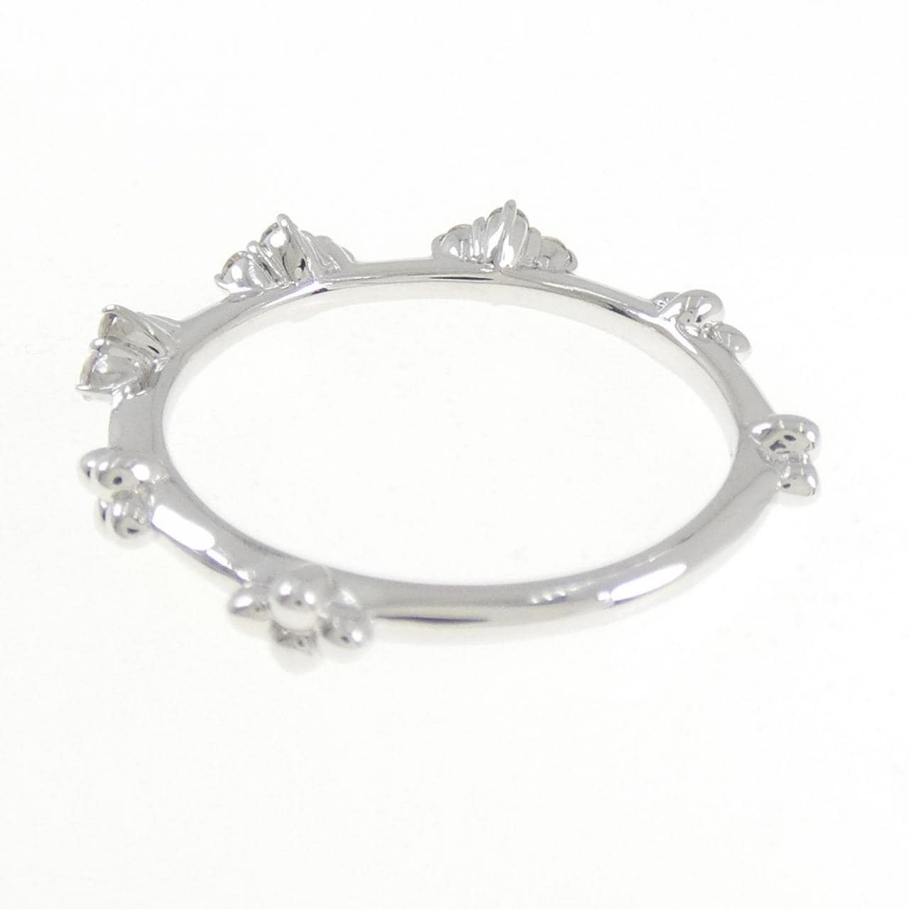 K18WG ダイヤモンド リング 0.16CT