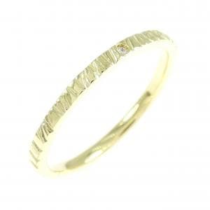 K18YG ダイヤモンド リング