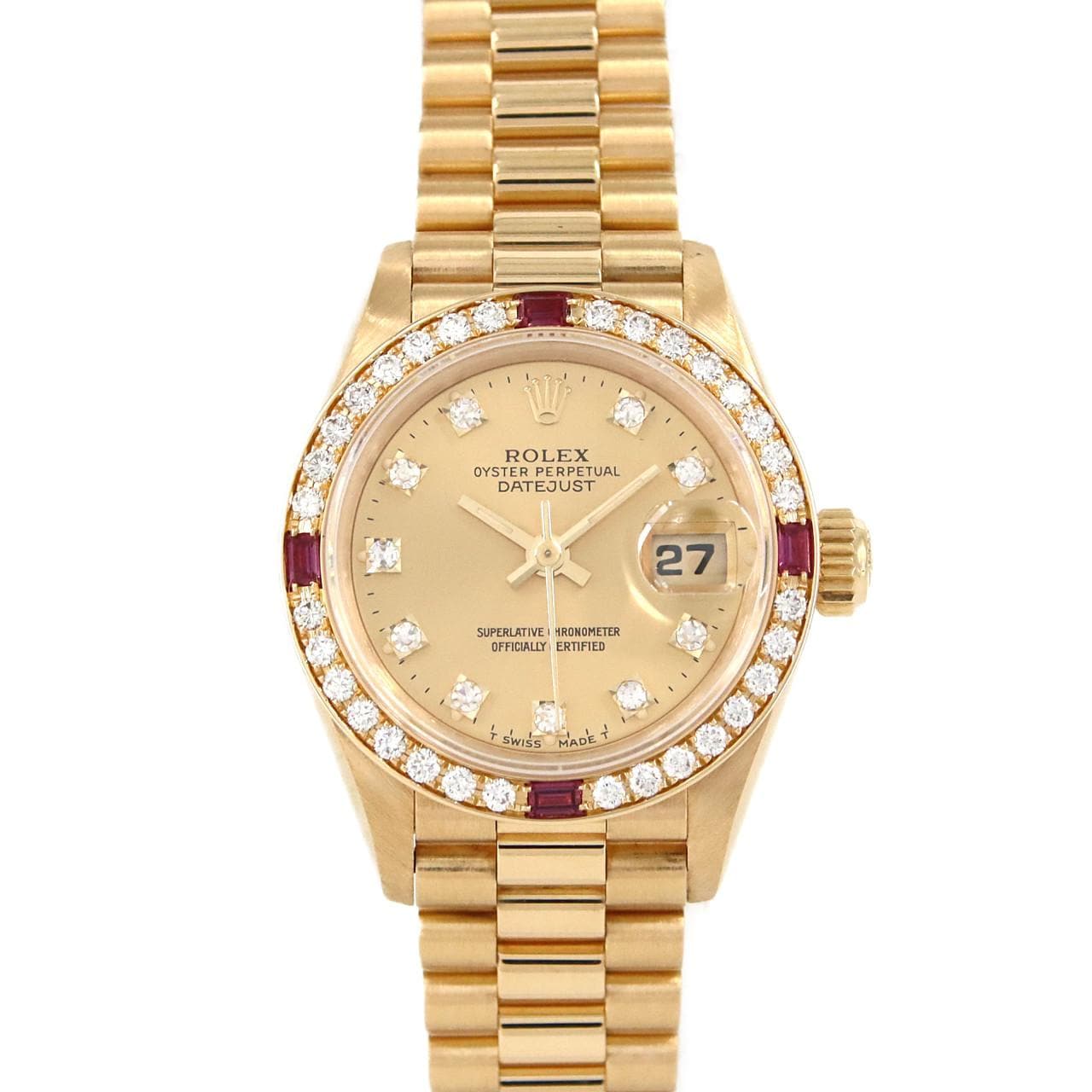 ROLEX日誌型 69068G。 YG自動上弦X系列
