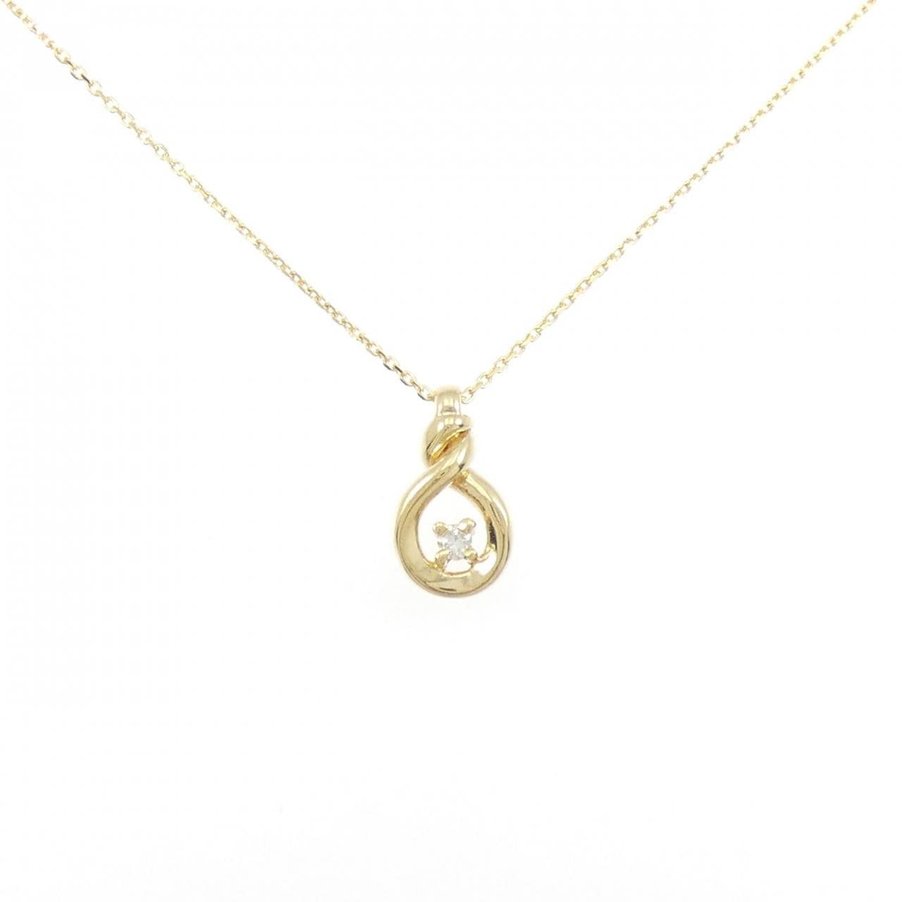 K18YG ダイヤモンド ネックレス